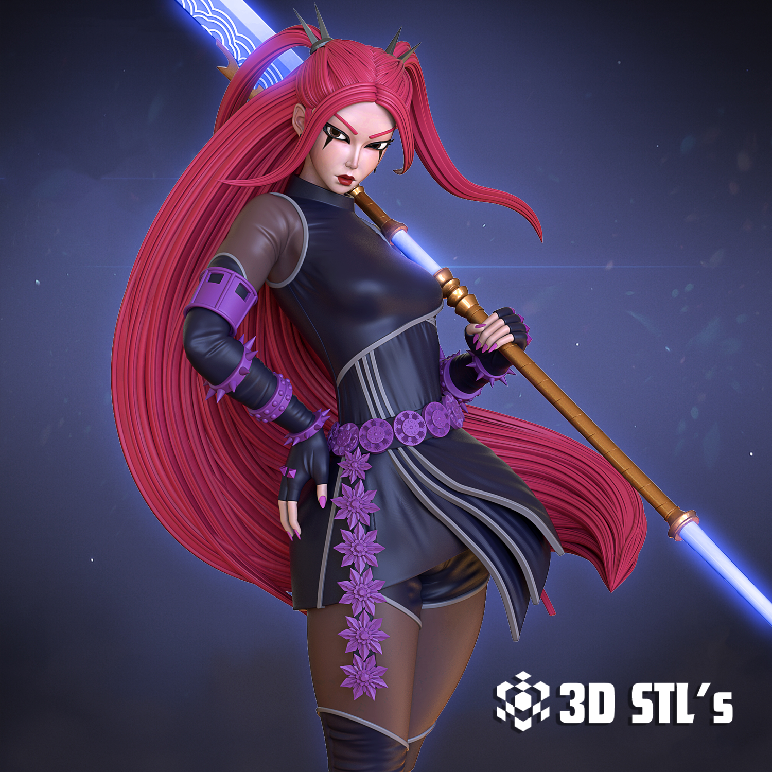 Mira STL – KPop Demon Hunters Figure 3D Print Model