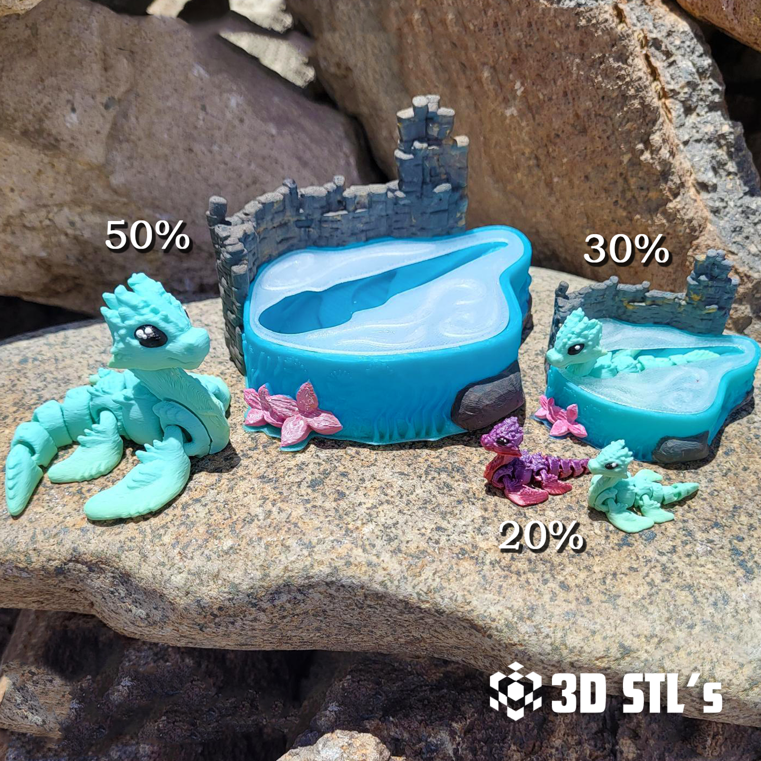 Loch Ness Monster STL & 3MF – Nessie Cryptid 3D Print