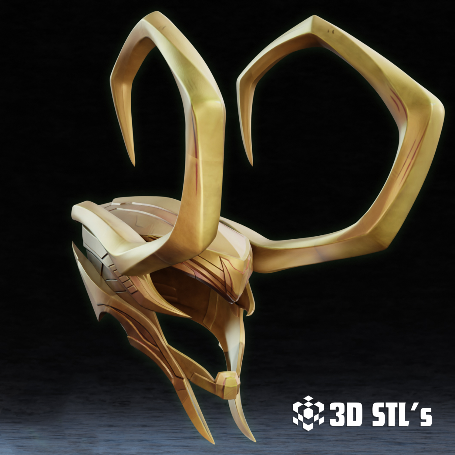 Loki Horned Helmet STL – Marvel Rivals Wearable Cosplay Helm