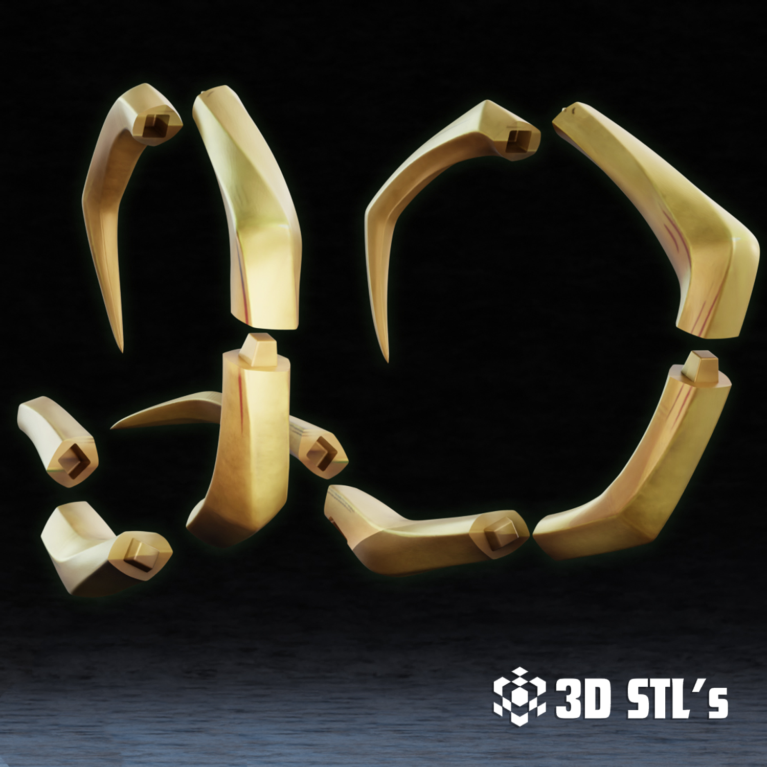Loki Horned Helmet STL – 3D print preview 5