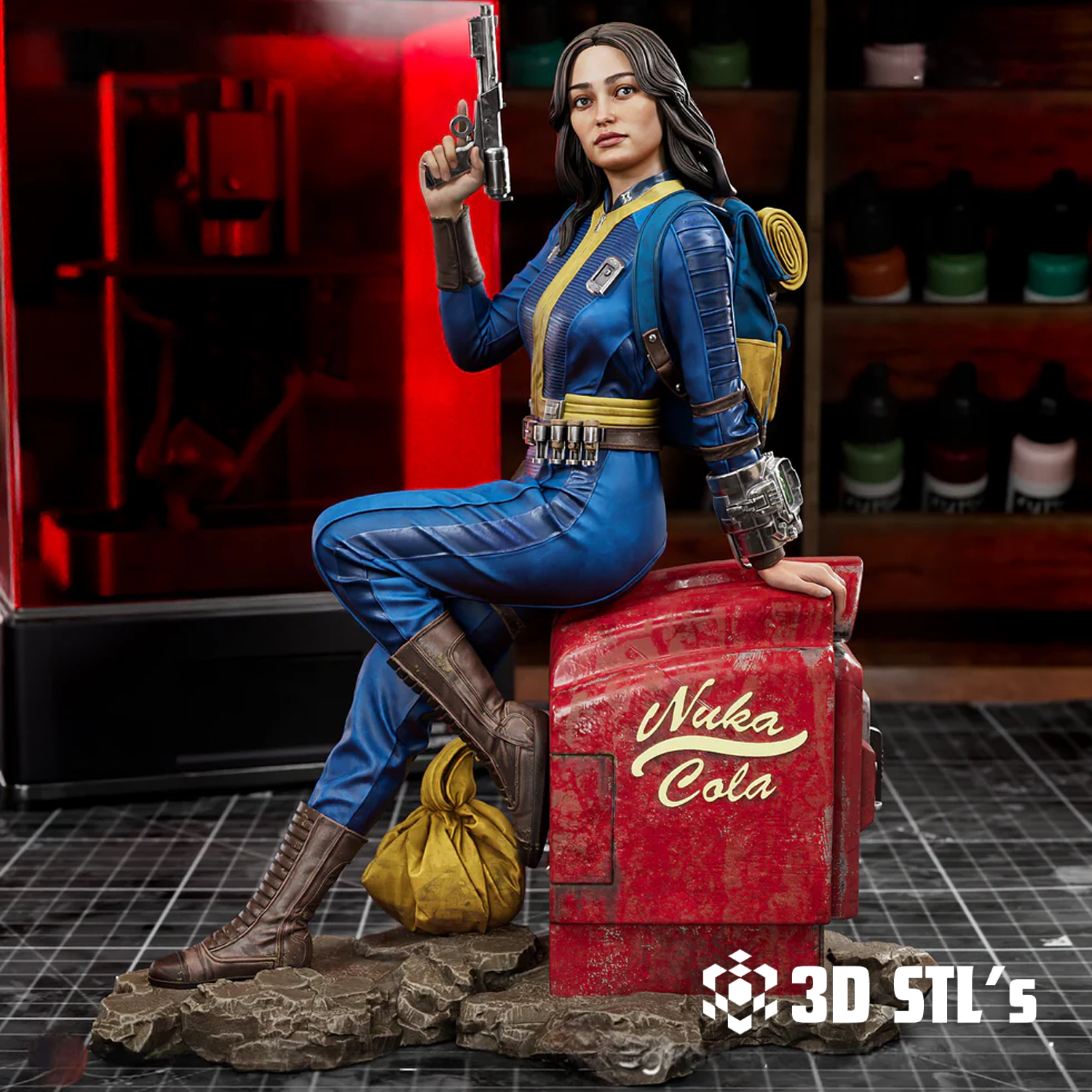 Lucy MacLean STL File – 3D print preview 2