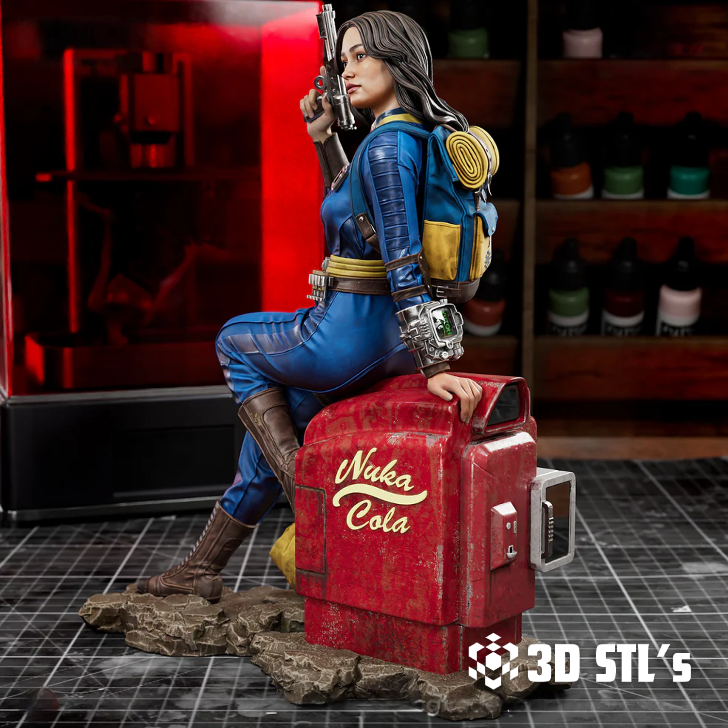 Lucy MacLean STL File – 3D print preview 3