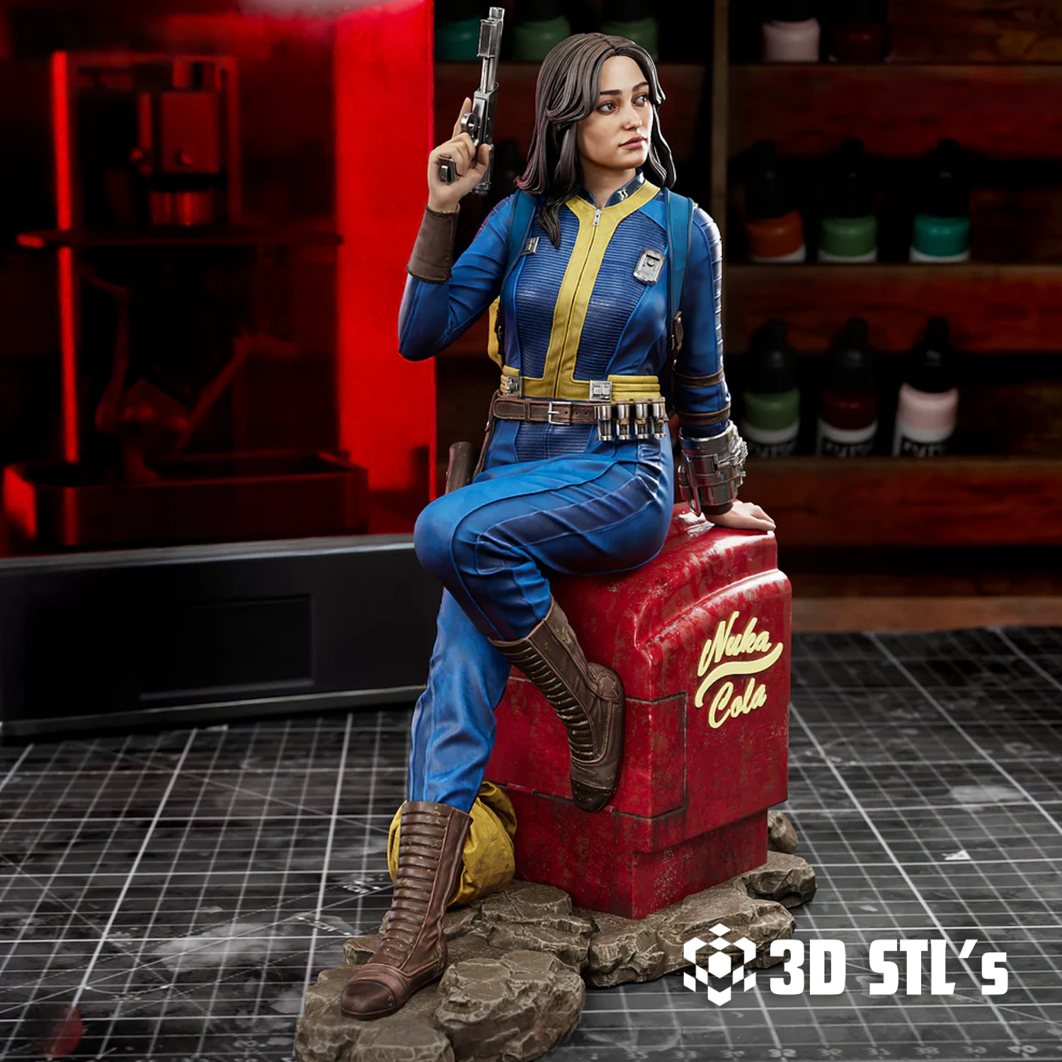 Lucy MacLean STL File – 3D print preview 4