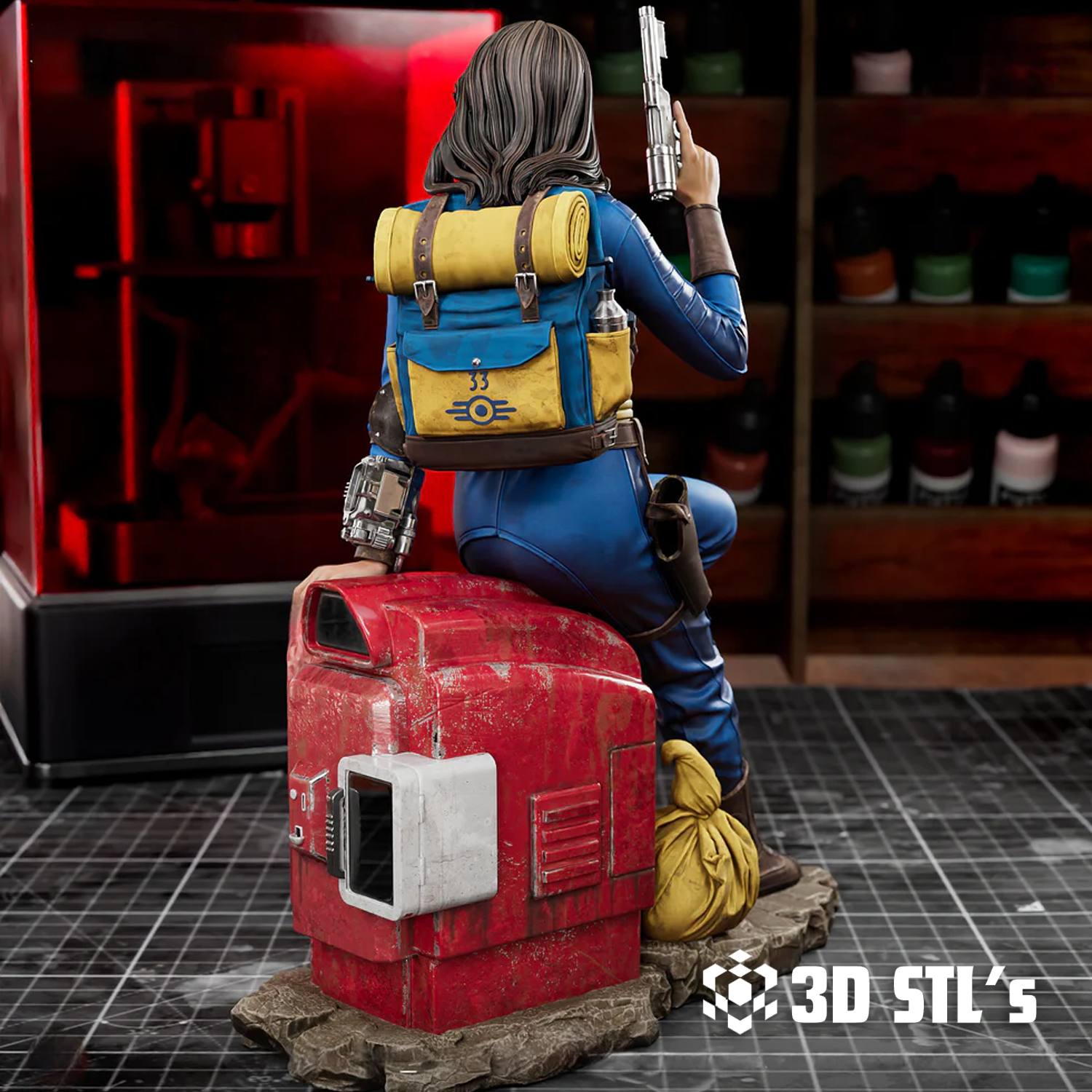 Lucy MacLean STL File – 3D print preview 6