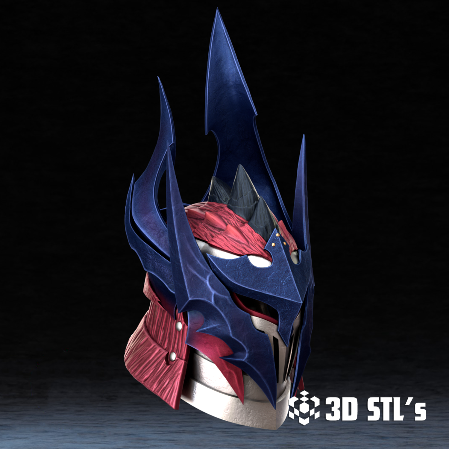 Glavenus Helmet STL – 3D print preview 2