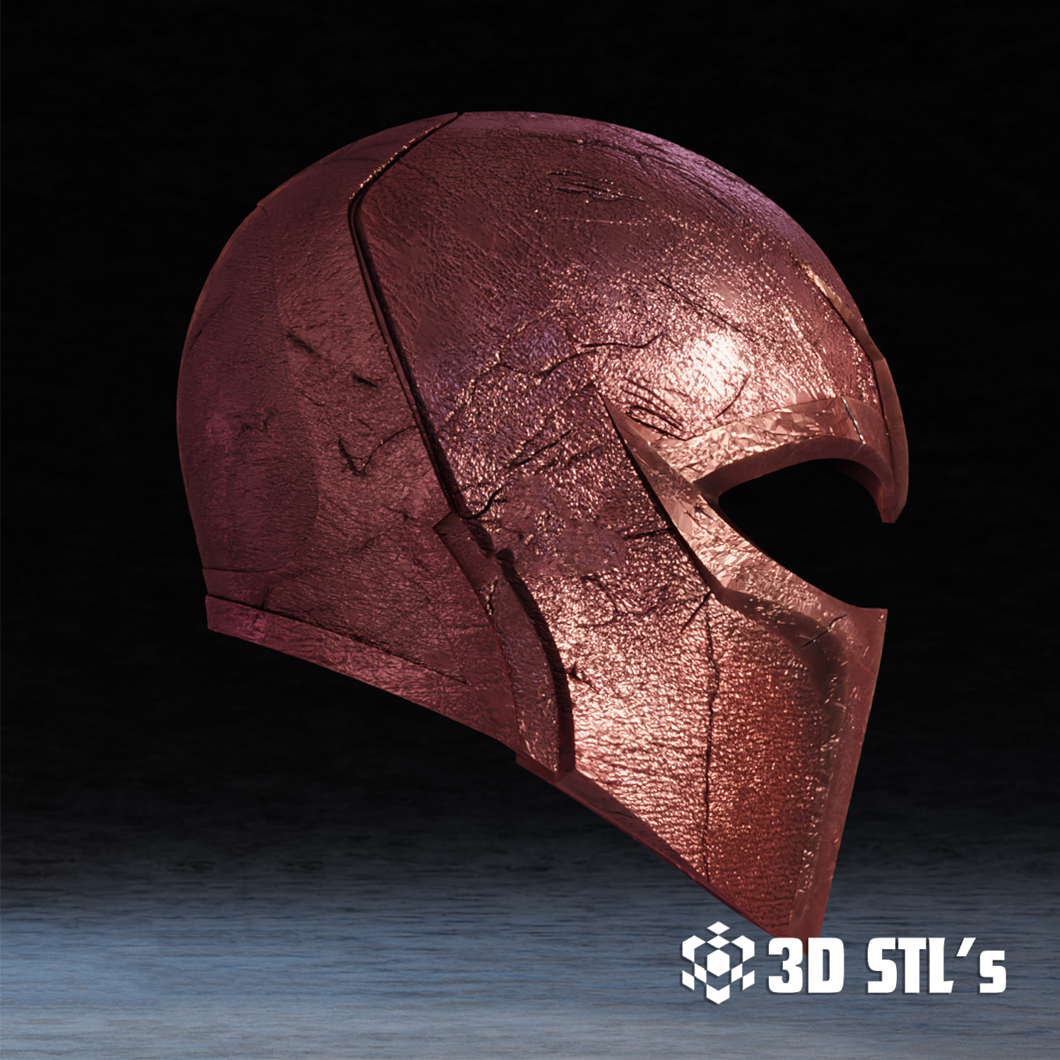 Magneto Helmet STL – 3D print preview 4