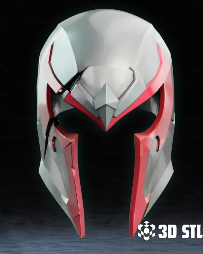 Magneto Helmet STL – Marvel Rivals Wearable Cosplay Helmet