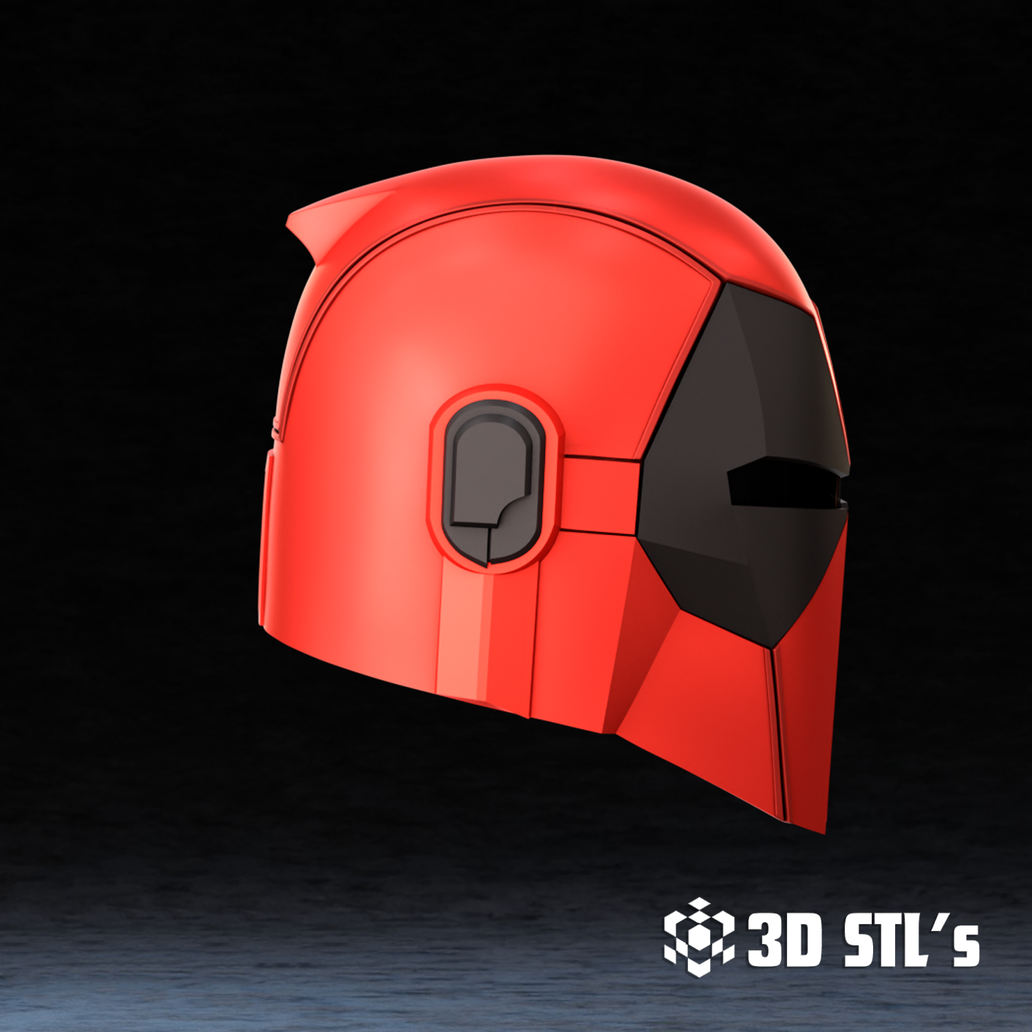 Mandalorian Deadpool Helmet STL – 3D print preview 4
