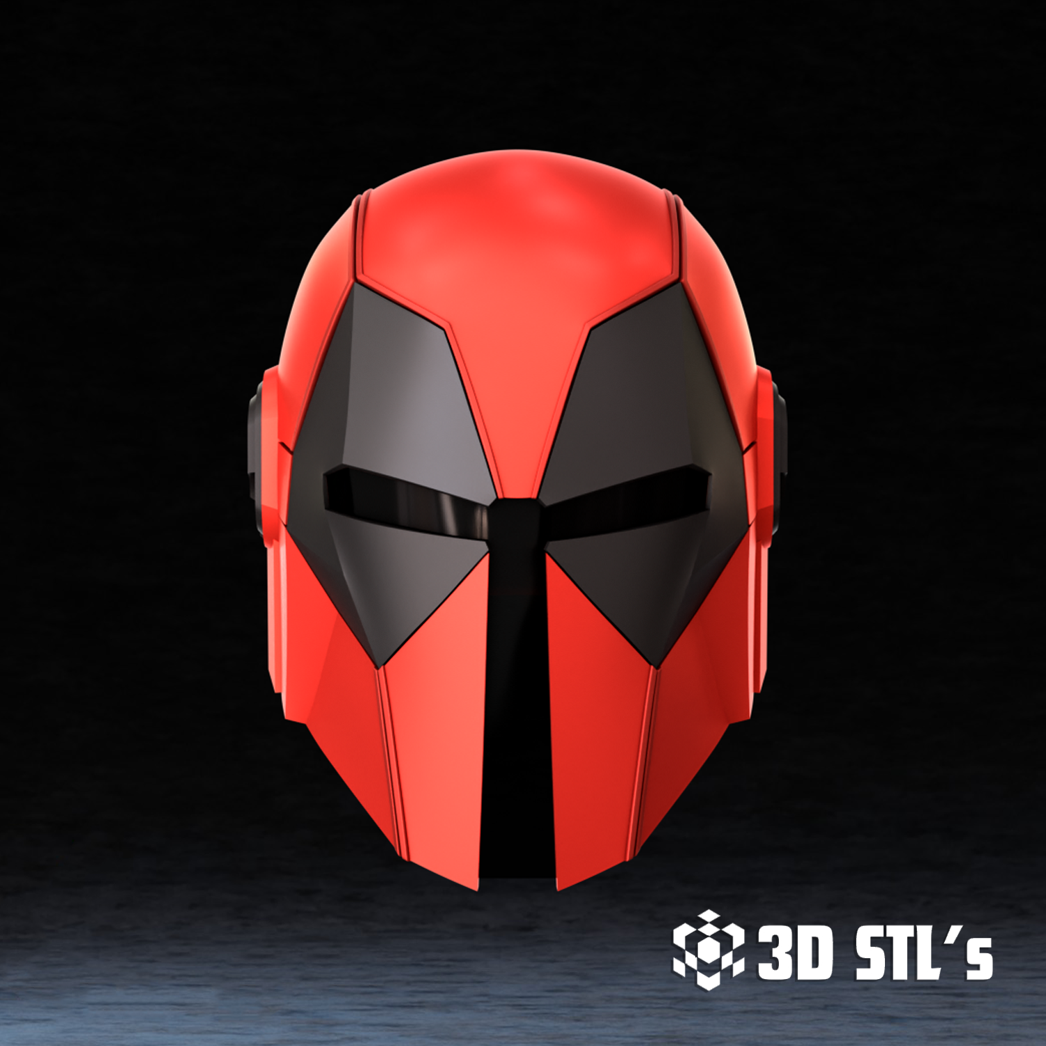 Mandalorian Deadpool Helmet STL – Star Wars x Marvel Mashup