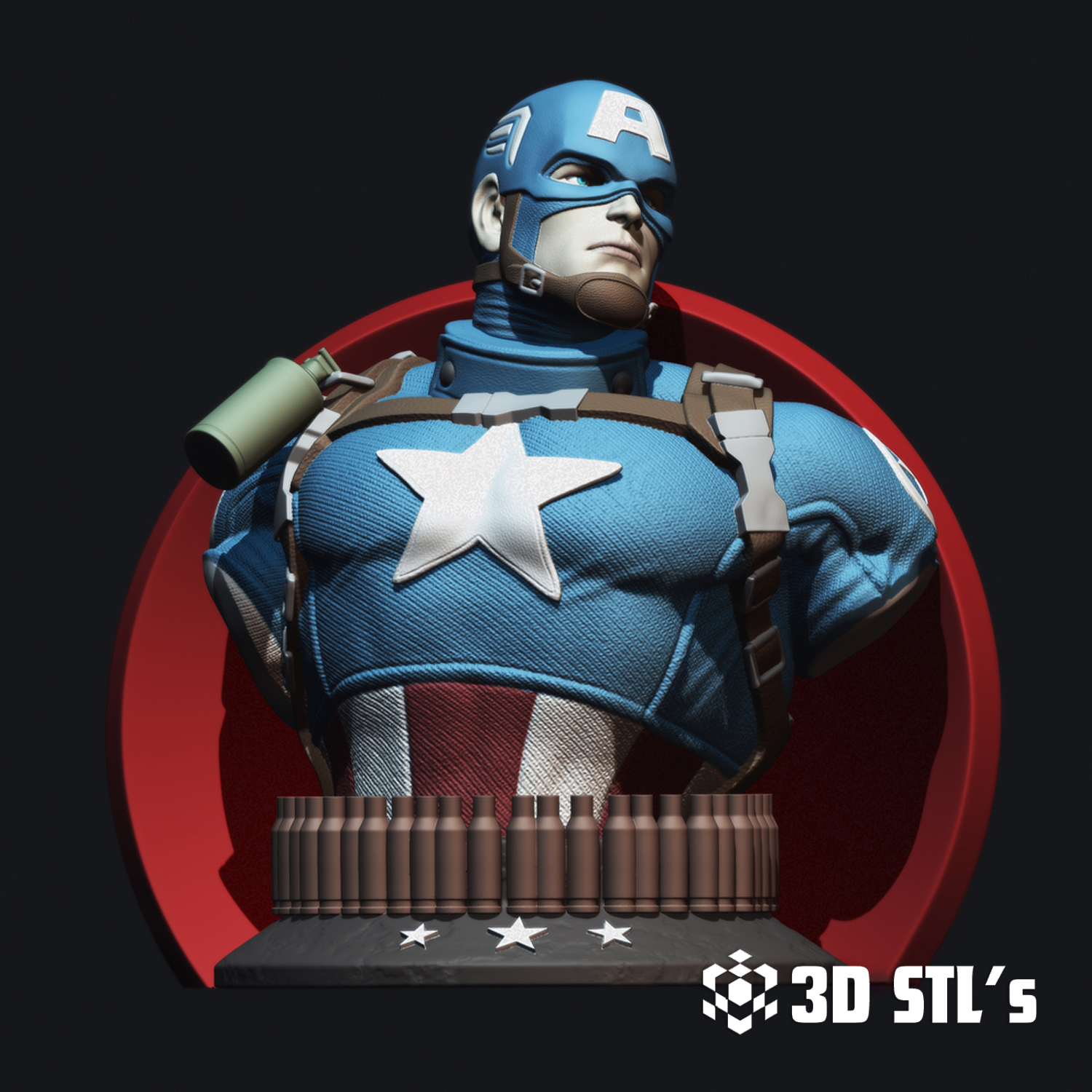 Marvel STL Pack – 3D print preview 3