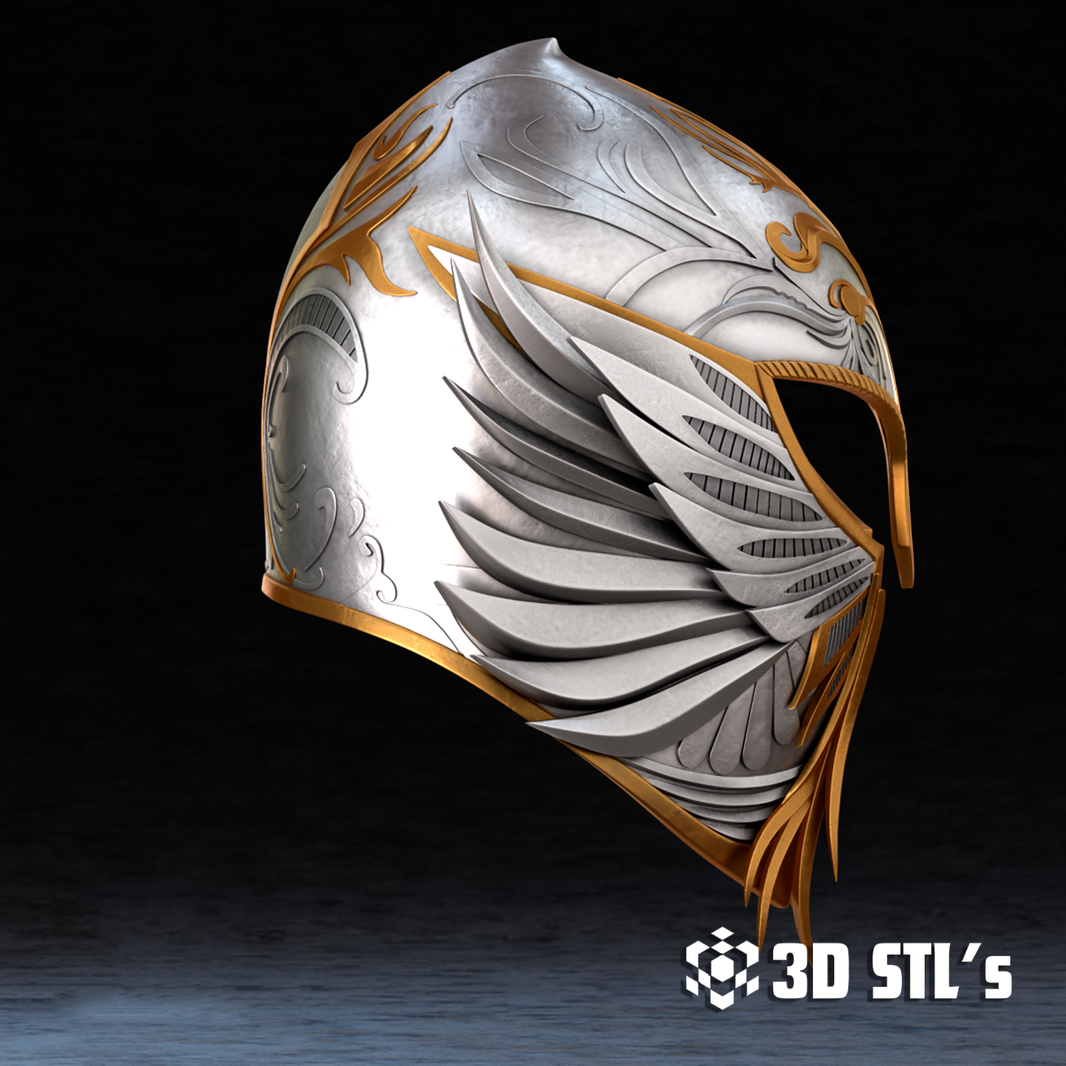 Mithril Helmet STL & 3MF – 3D print preview 3