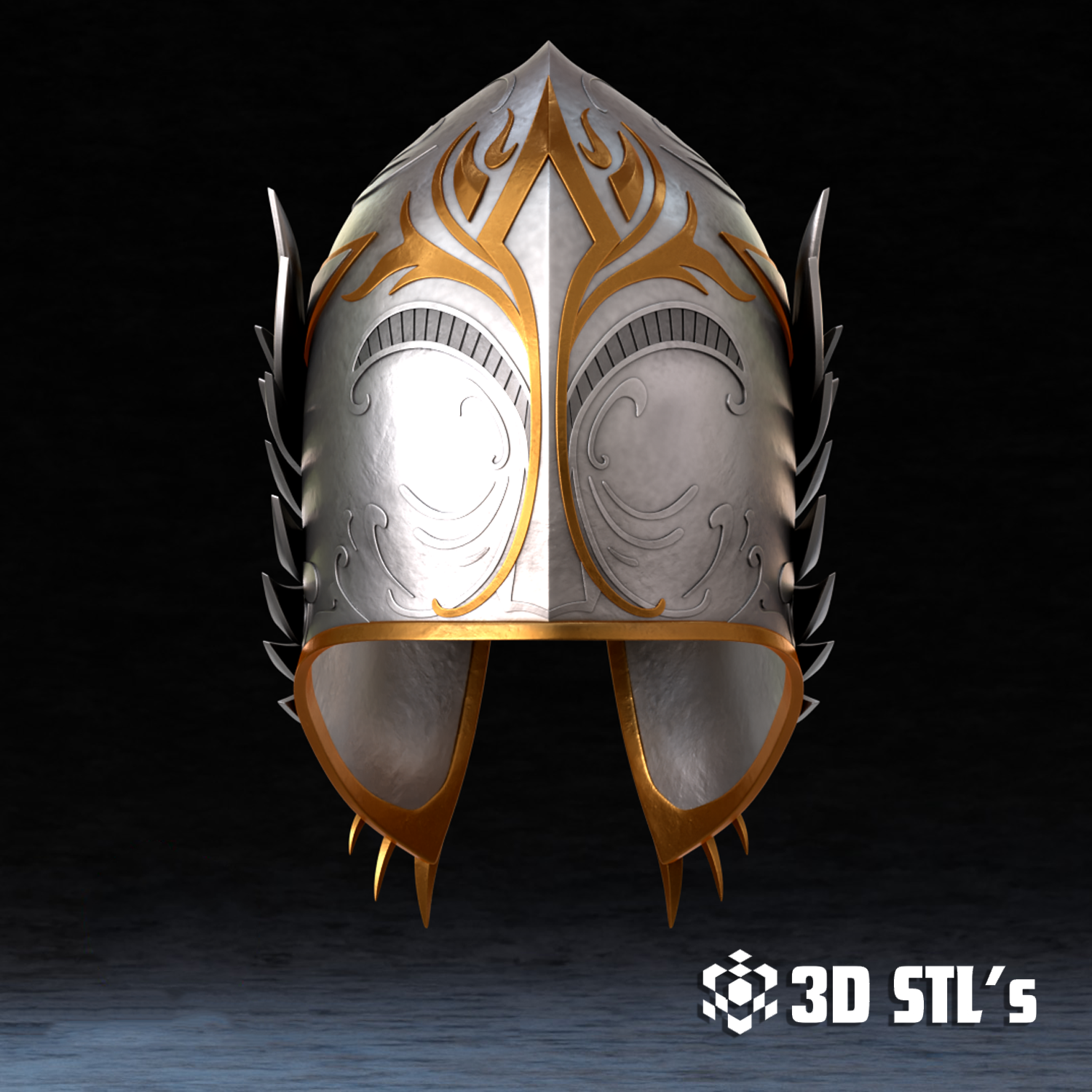 Mithril Helmet STL & 3MF – 3D print preview 4