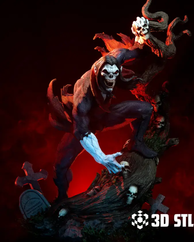 Morbius STL File – Marvel Living Vampire 3D Print Figure