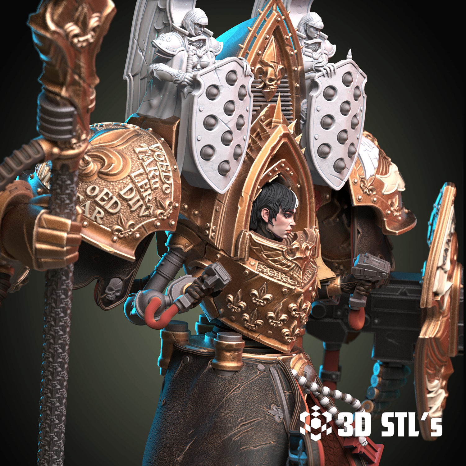 Morvenn Vahl STL – 3D print preview 2