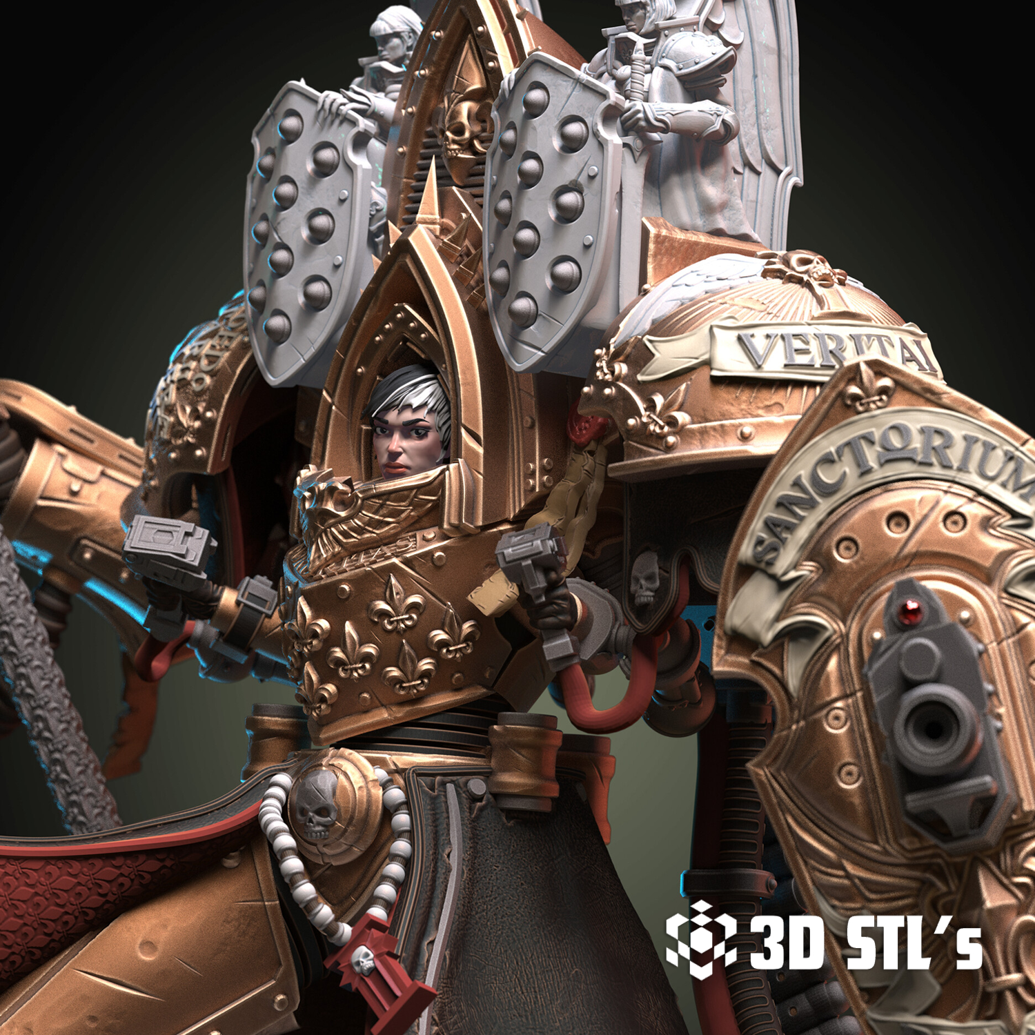 Morvenn Vahl STL – 3D print preview 3