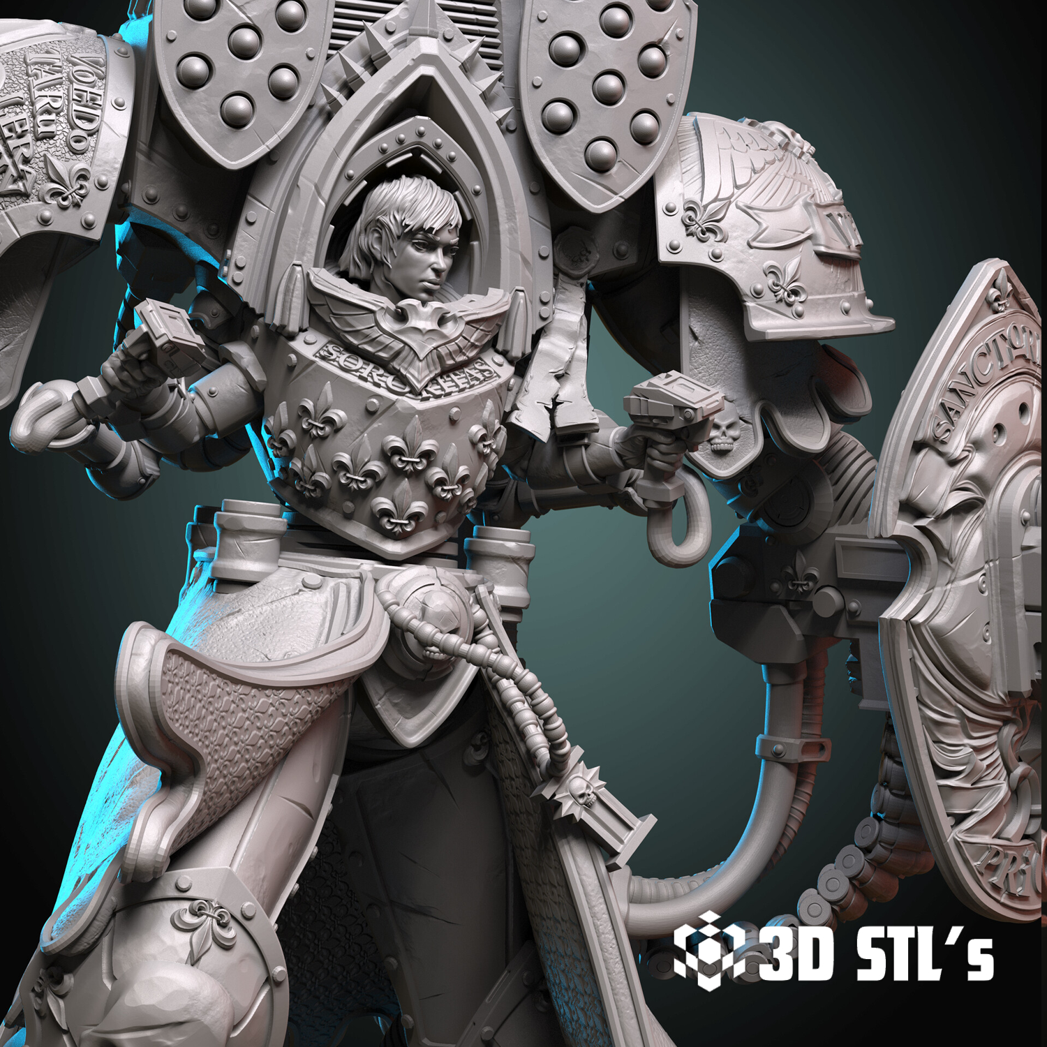 Morvenn Vahl STL – 3D print preview 5