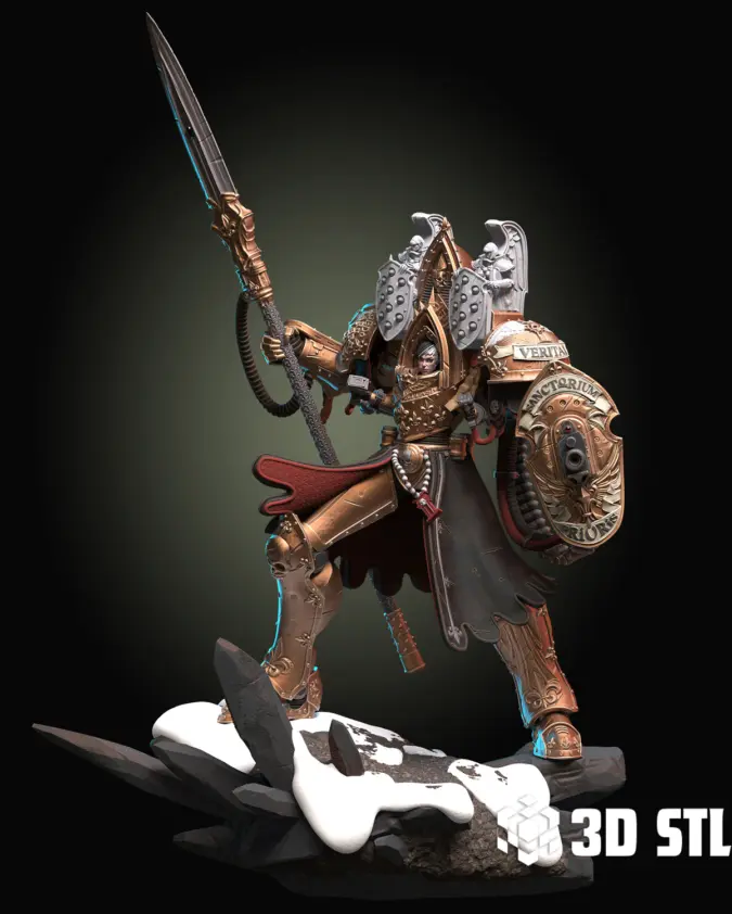 Morvenn Vahl STL – Warhammer 40K Adepta Sororitas Abbess