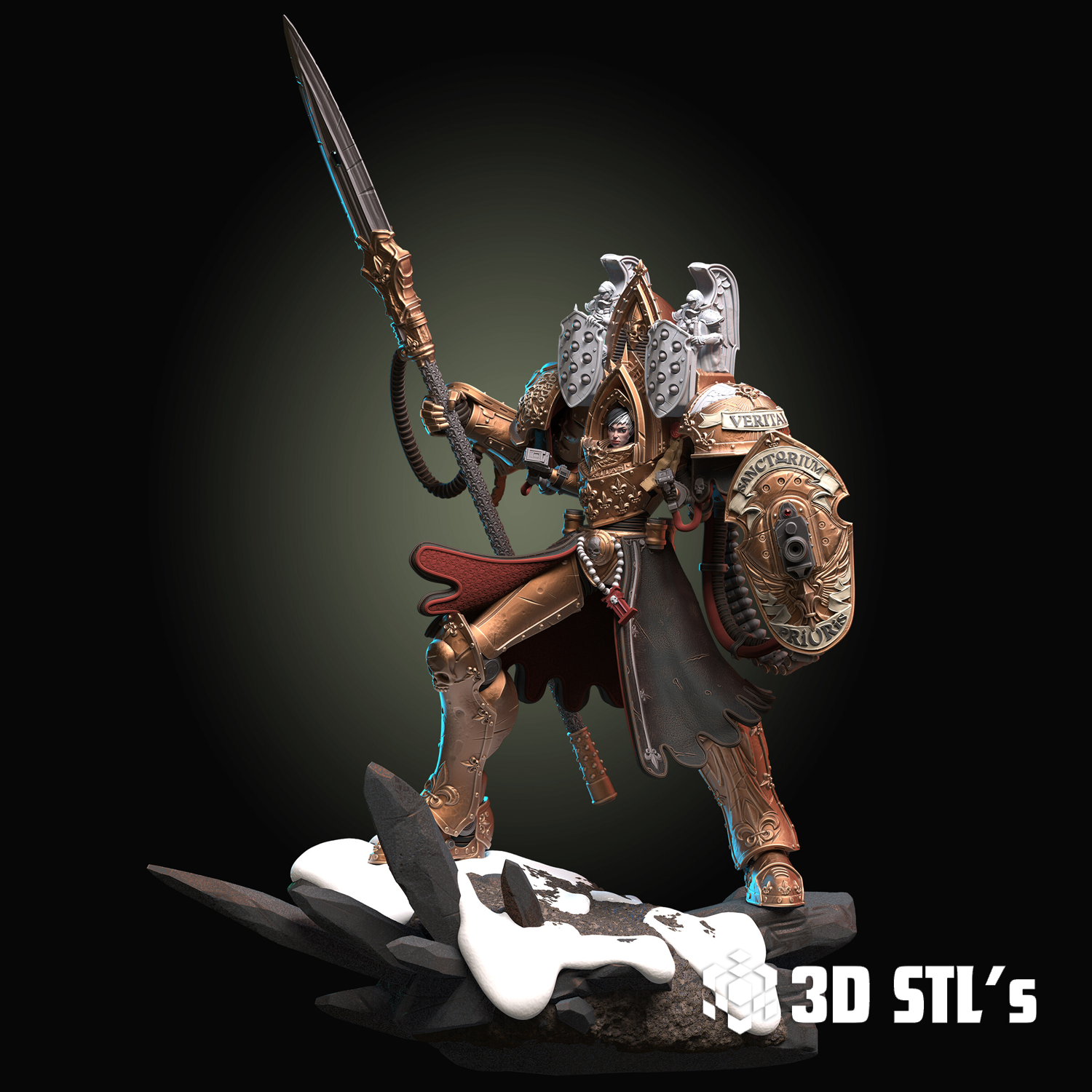 Morvenn Vahl STL – Warhammer 40K Adepta Sororitas Abbess