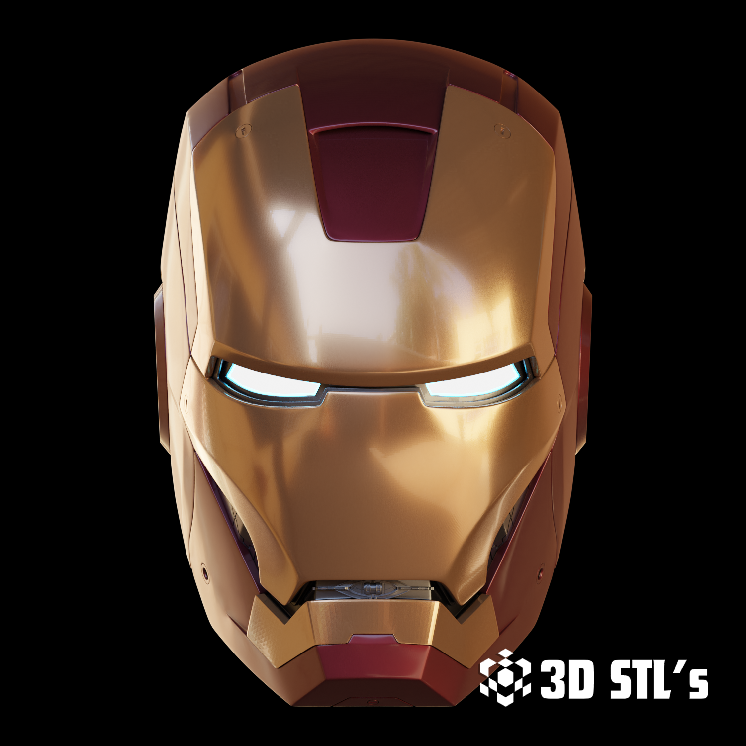 Motorized Iron Man Mark 3 Helmet STL – Walsh3D V4 Servo Ready