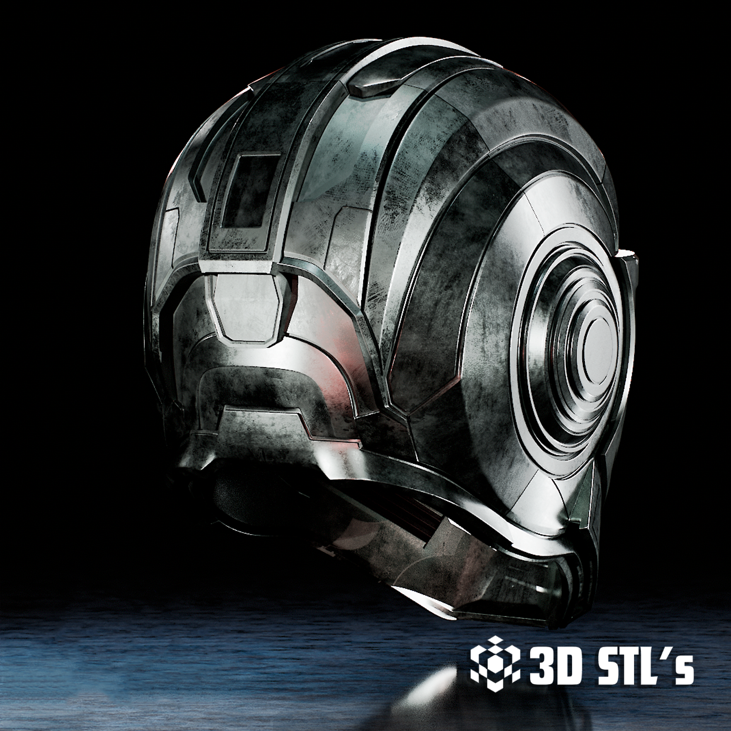 Mr. Yosh Helmet STL – 3D print preview 4