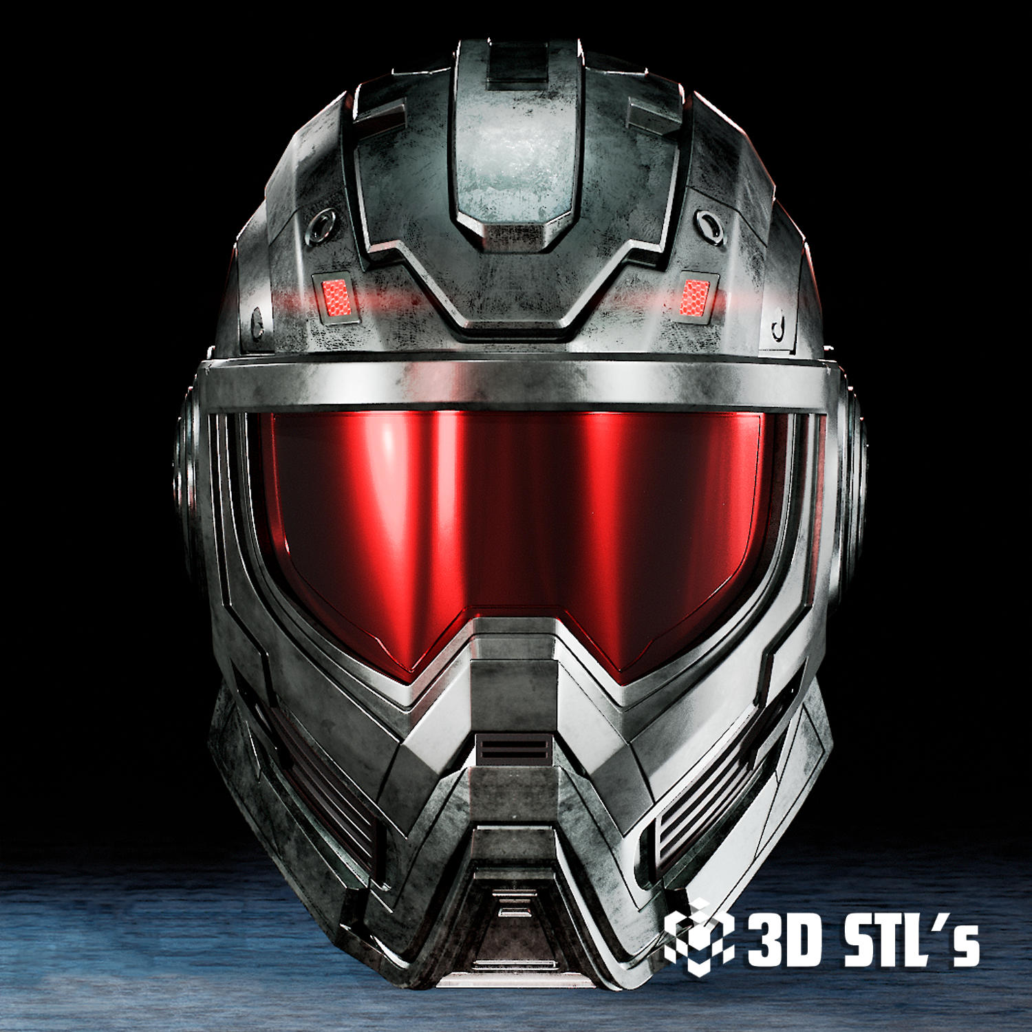Mr. Yosh Helmet STL – Sci-Fi Armour Cosplay Helmet