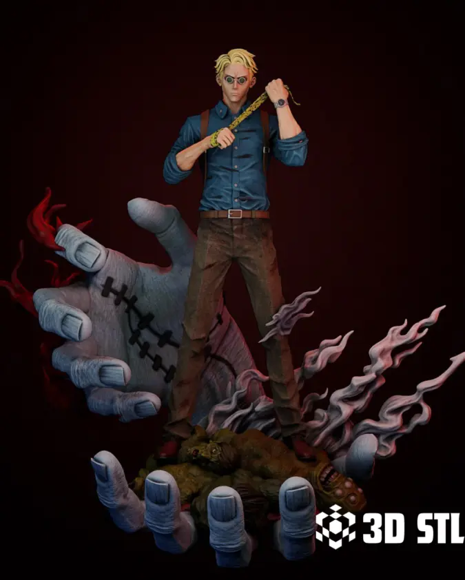 Nanami Kento STL – Jujutsu Kaisen Grade 1 Sorcerer Figure