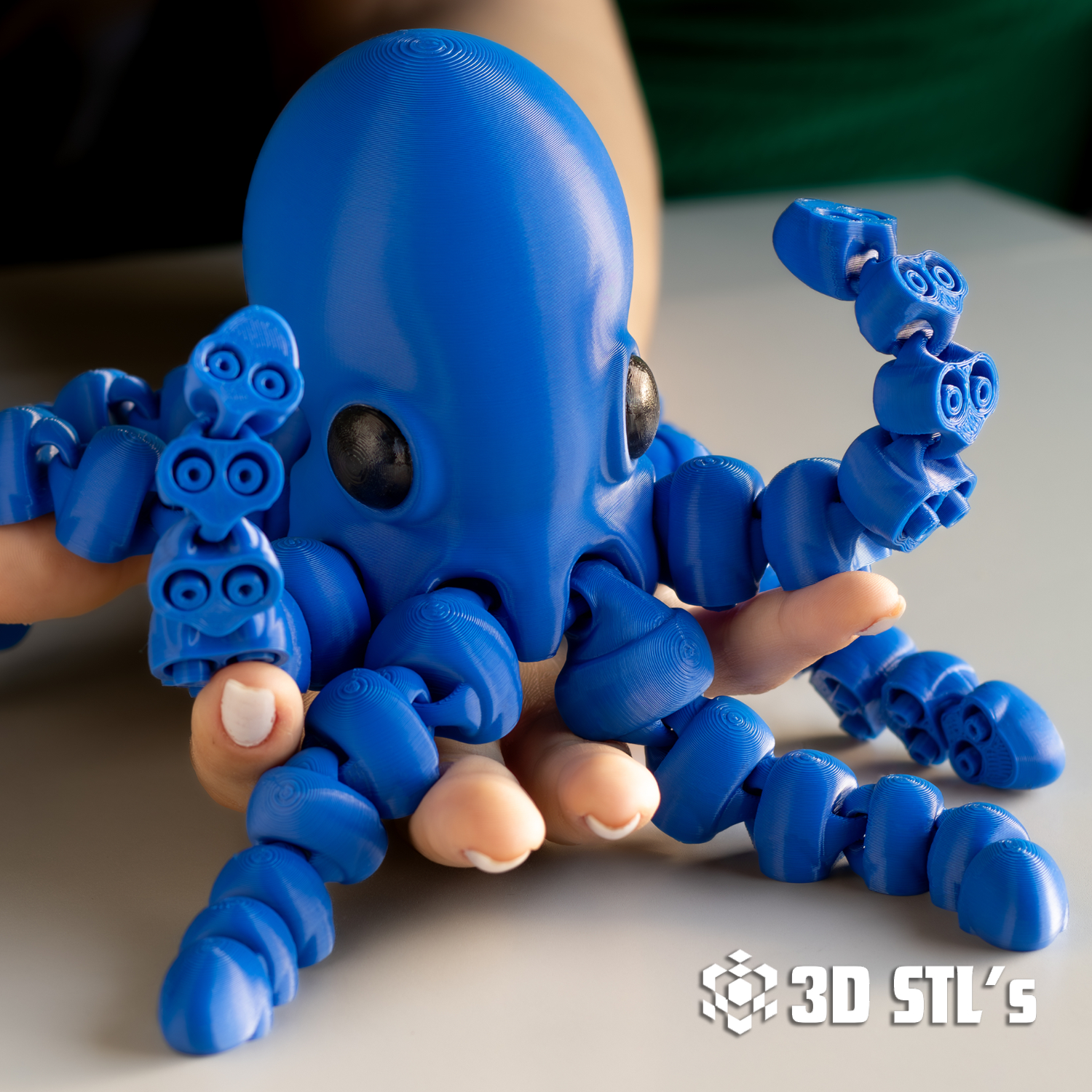 Octopus STL & 3MF – 3D print preview 2