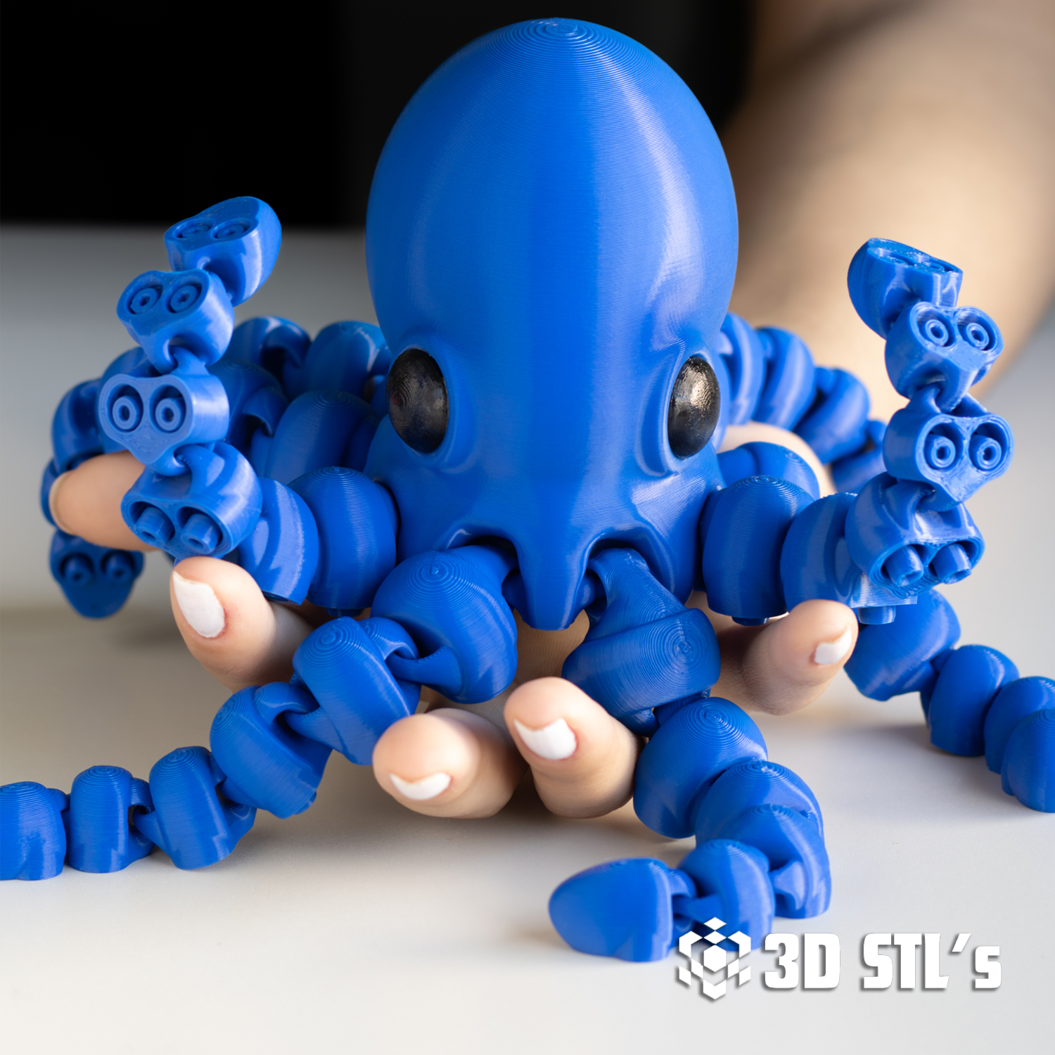 Octopus STL & 3MF – Realistic Sea Creature 3D Print
