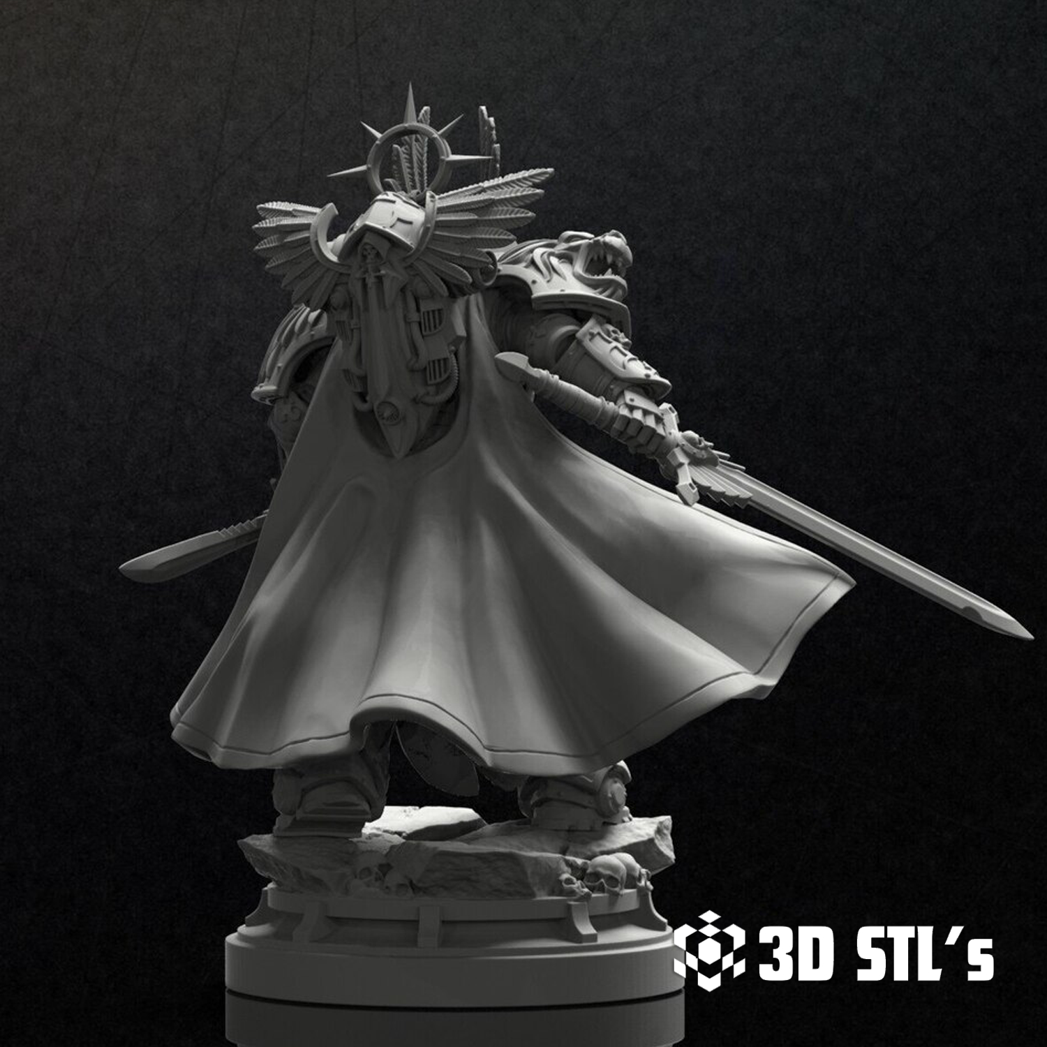 Lion El'Jonson STL – 3D print preview 2