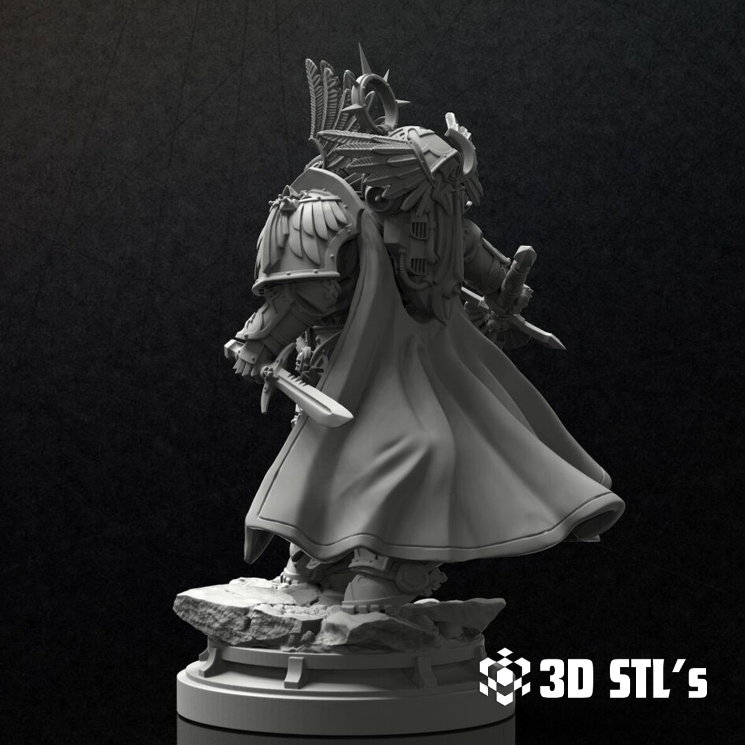 Lion El'Jonson STL – 3D print preview 4
