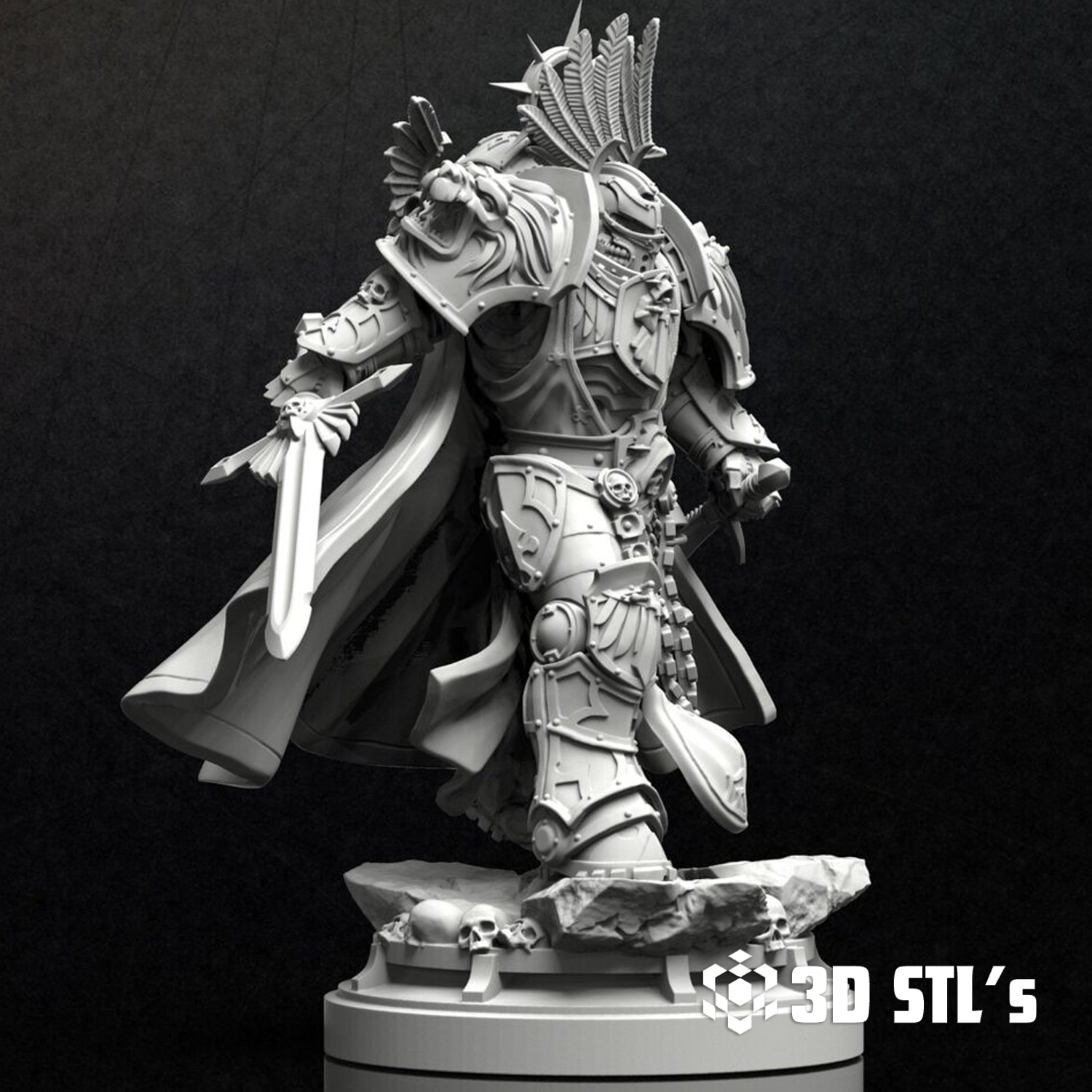 Lion El'Jonson STL – 3D print preview 5