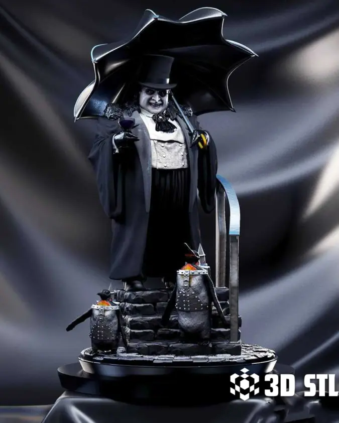 Penguin STL File – Oswald Cobblepot Batman Villain 3D Print