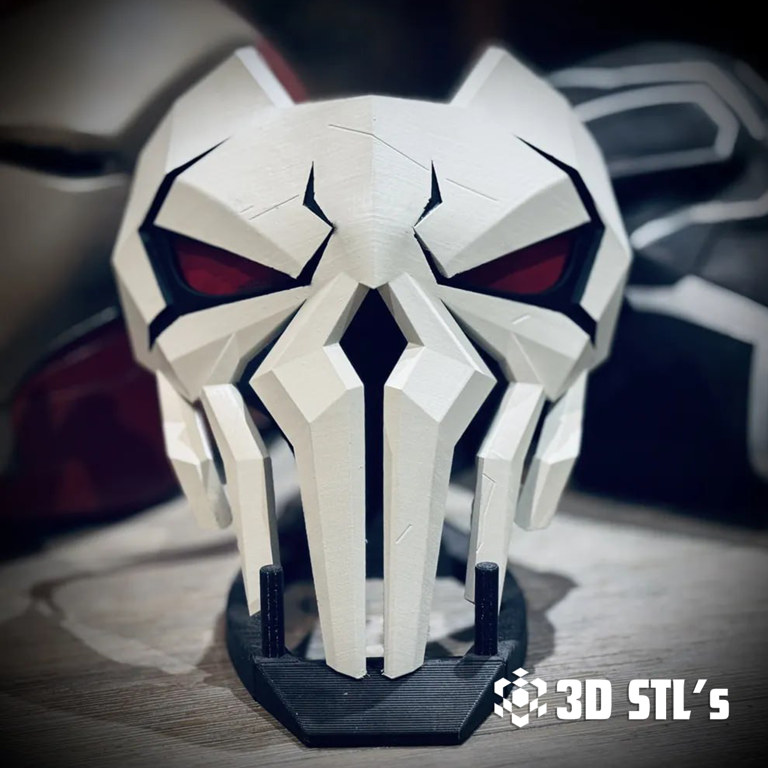 Punisher 2099 Mask STL – Marvel Rivals Wearable Helmet