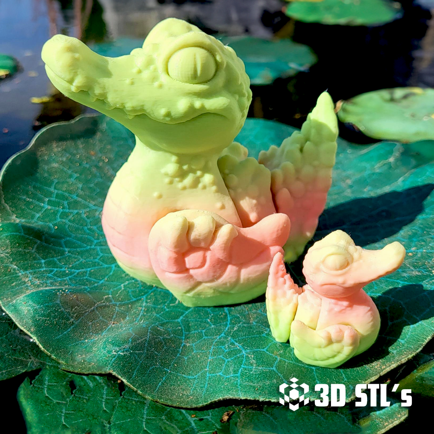 Quackodile STL & 3MF – Funny Duck Crocodile Hybrid 3D Print