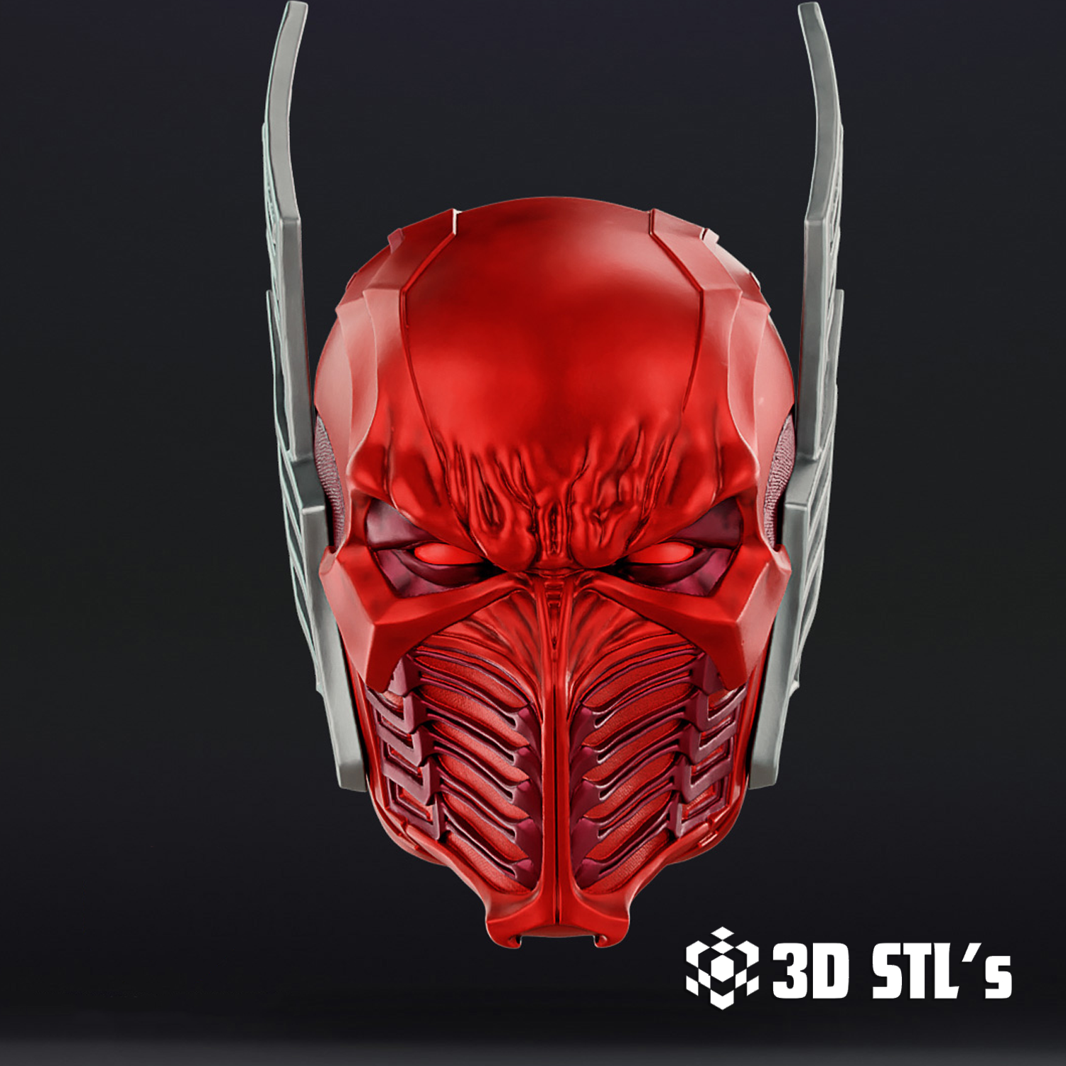 Red Death Helmet STL – Dark Multiverse Batman Flash Cosplay