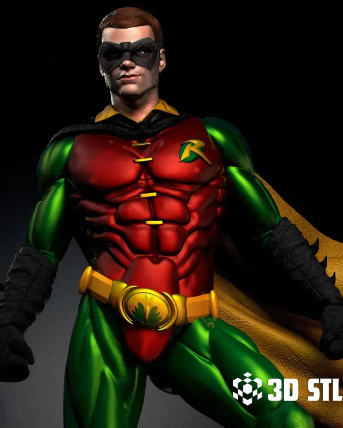 Robin STL – Batman Forever 1995 Movie 3D Print Statue