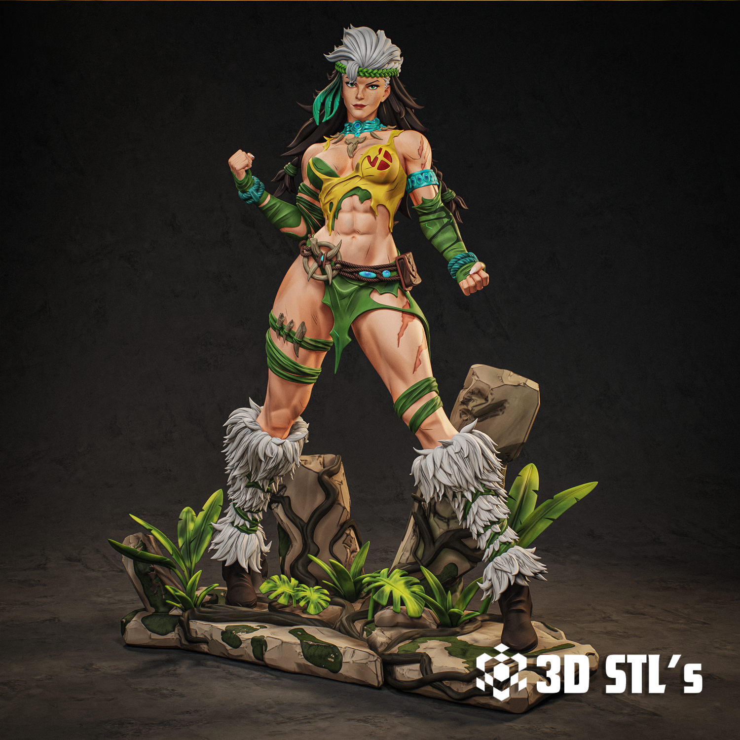 Rogue Classic STL – 3D print preview 2