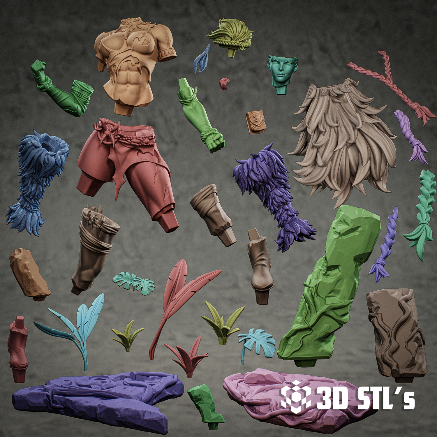 Rogue Classic STL – 3D print preview 5
