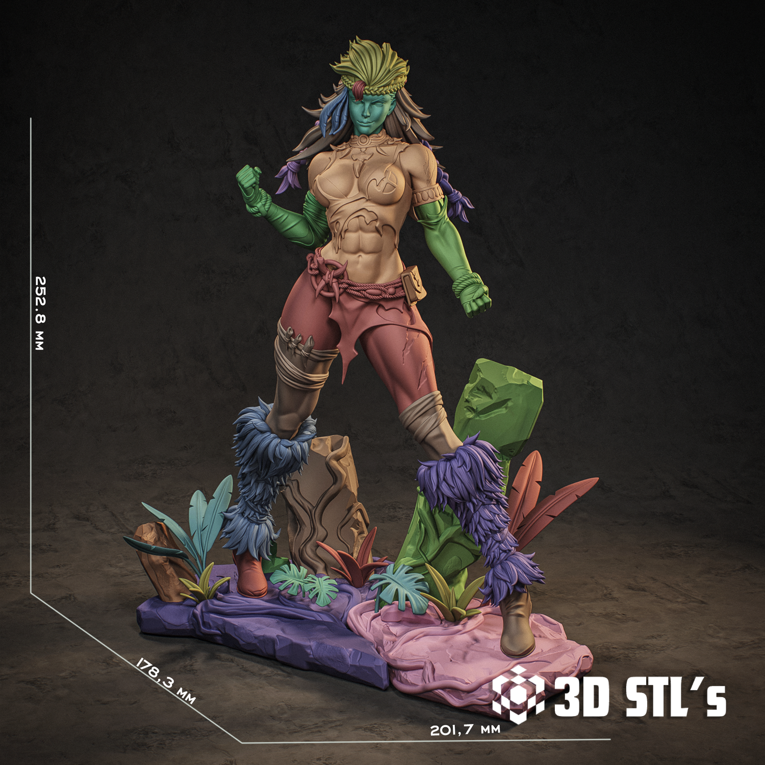 Rogue Classic STL – 3D print preview 6