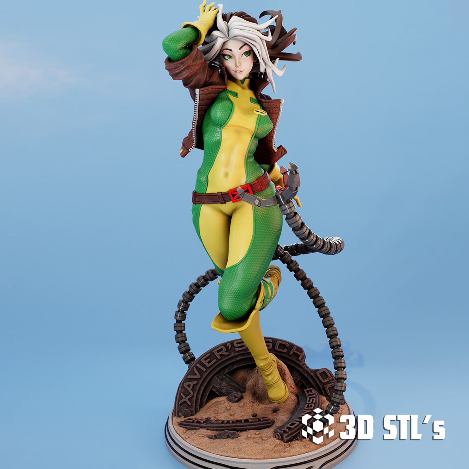 Rogue STL File – 3D print preview 2