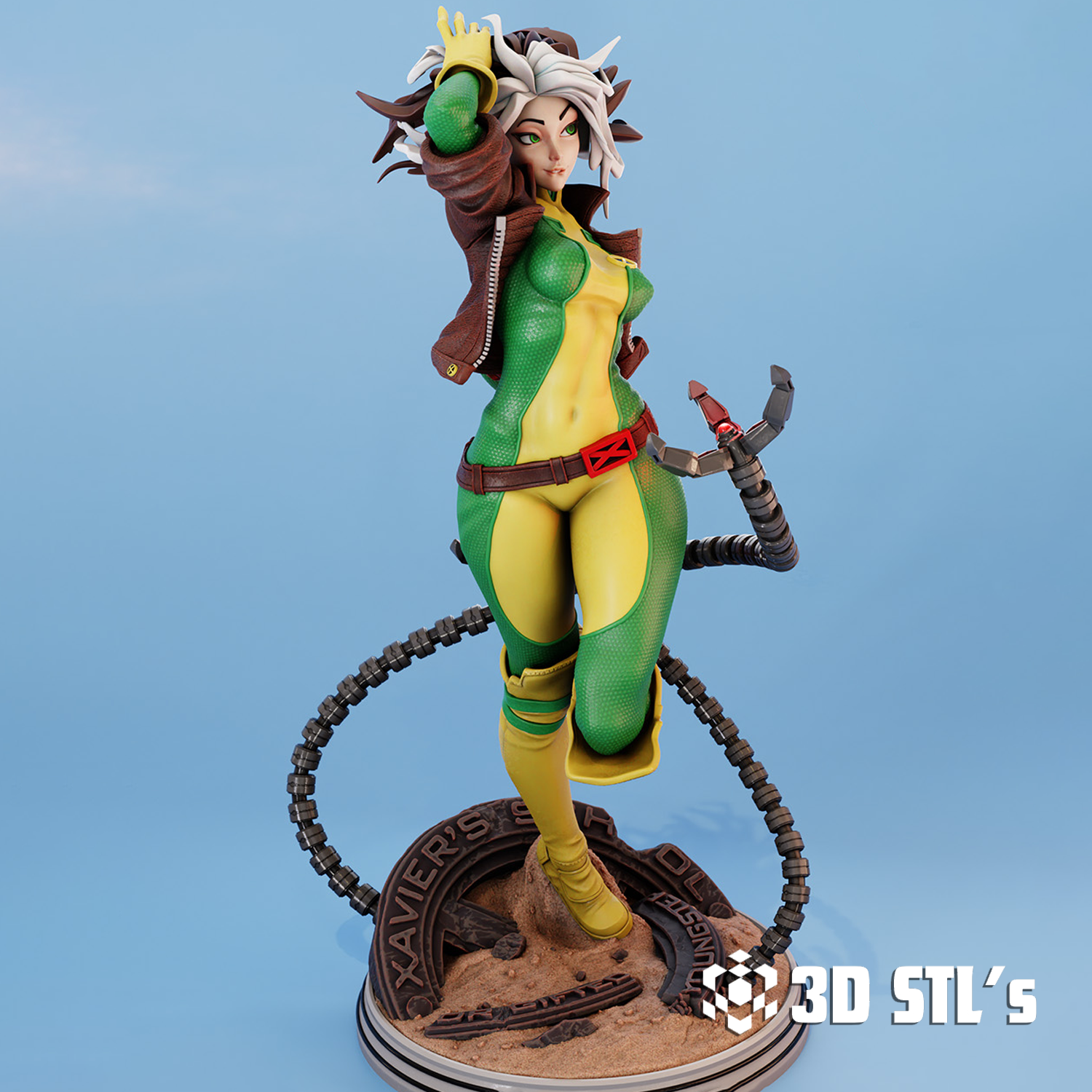 Rogue STL File – 3D print preview 3