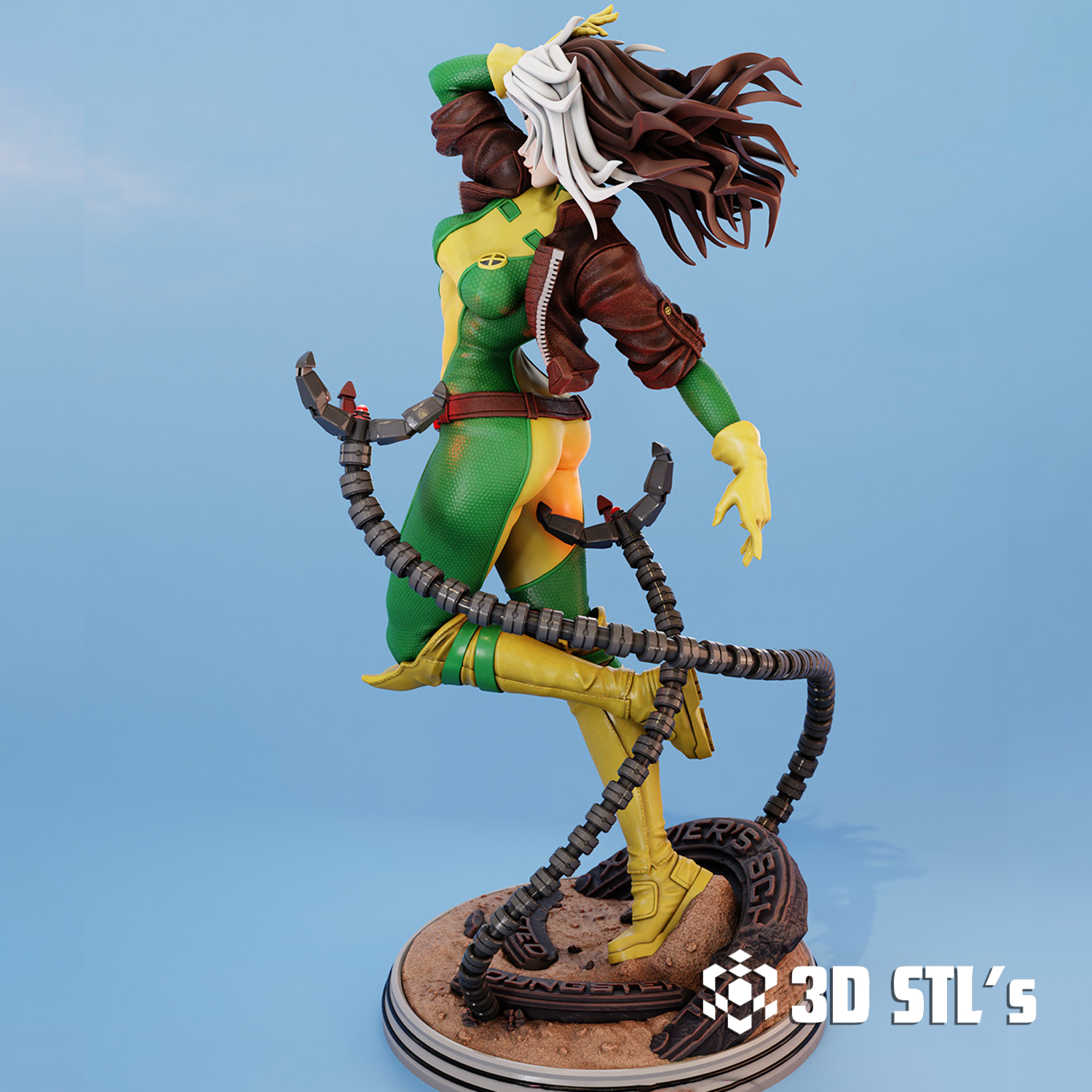 Rogue STL File – 3D print preview 4