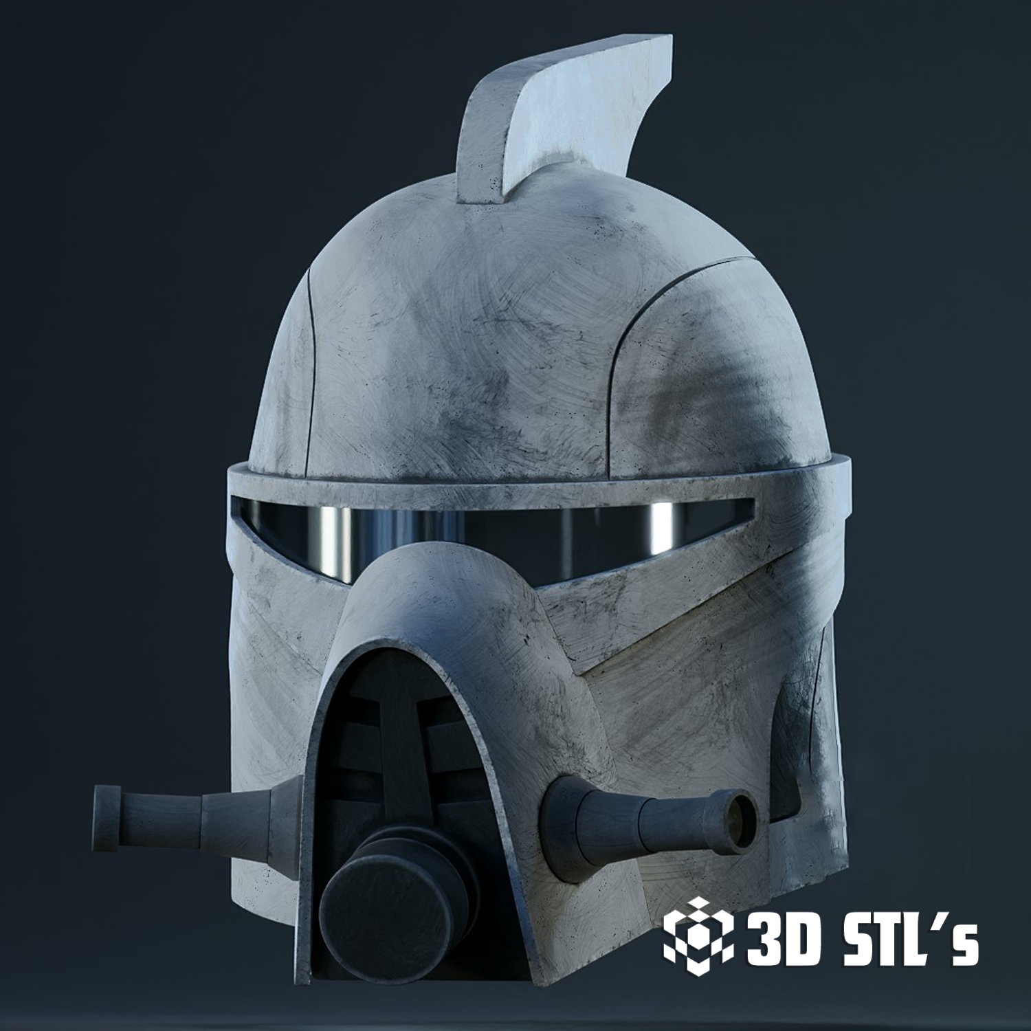 SCUBA Trooper Helmet STL – Star Wars Style Wearable Helmet