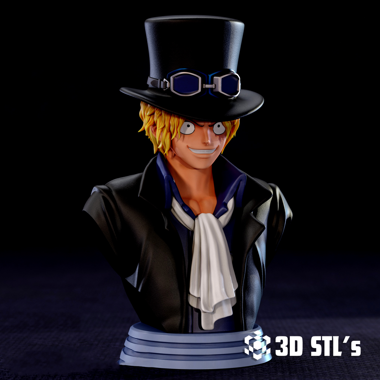 Sabo Bust STL – 3D print preview 2