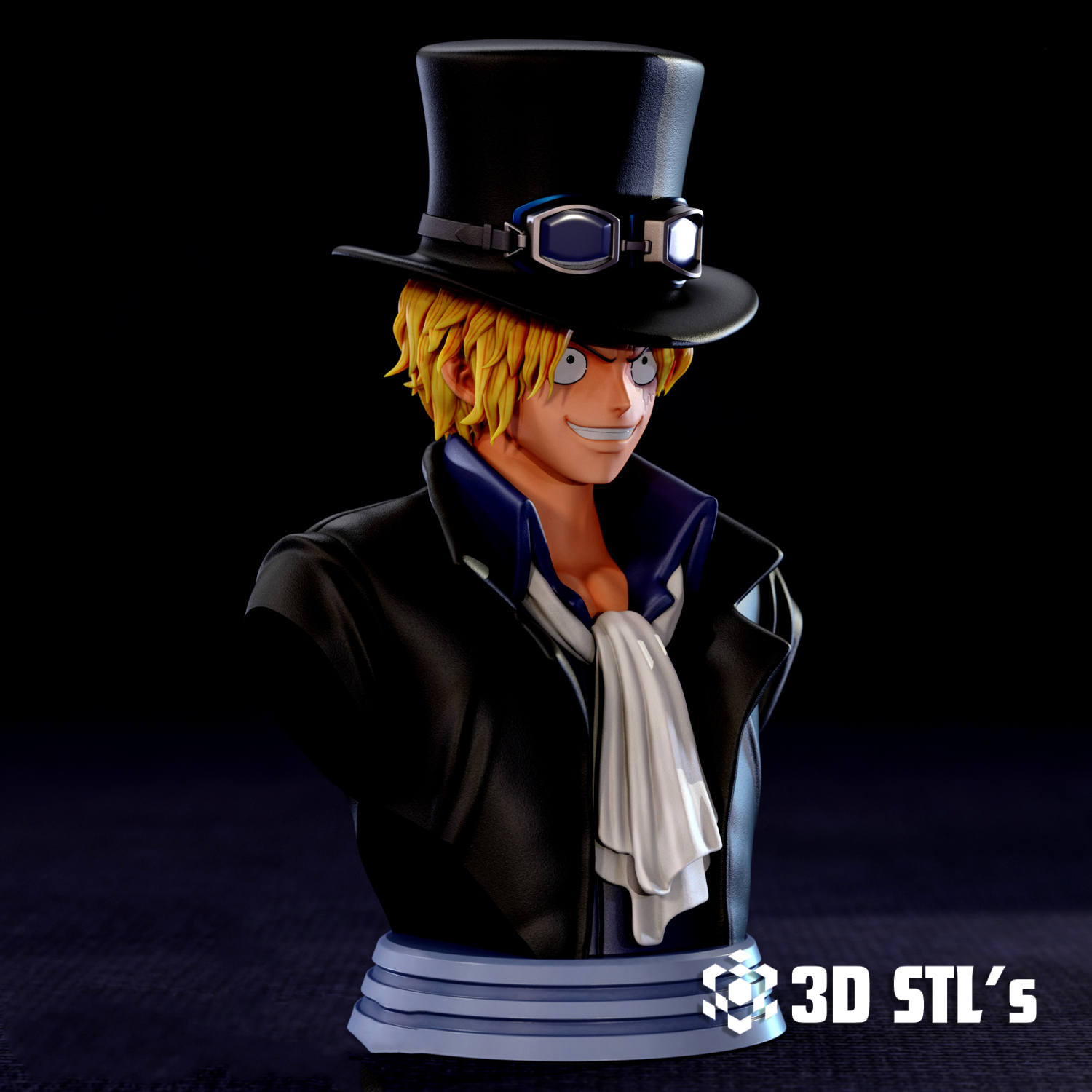 Sabo Bust STL – 3D print preview 3