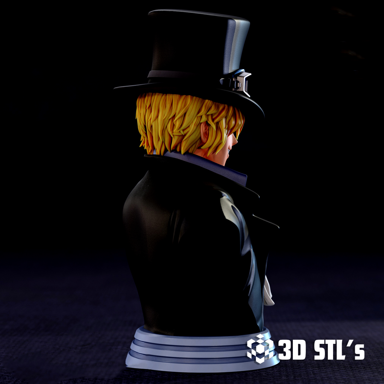 Sabo Bust STL – 3D print preview 5