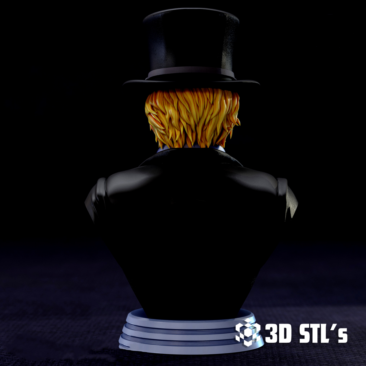 Sabo Bust STL – 3D print preview 6