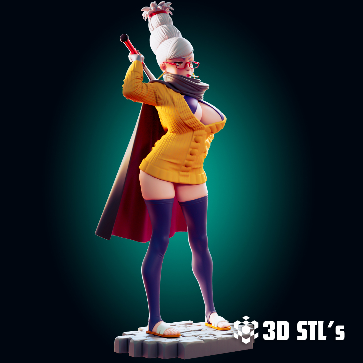 Seiko Ayase STL File – 3D print preview 3