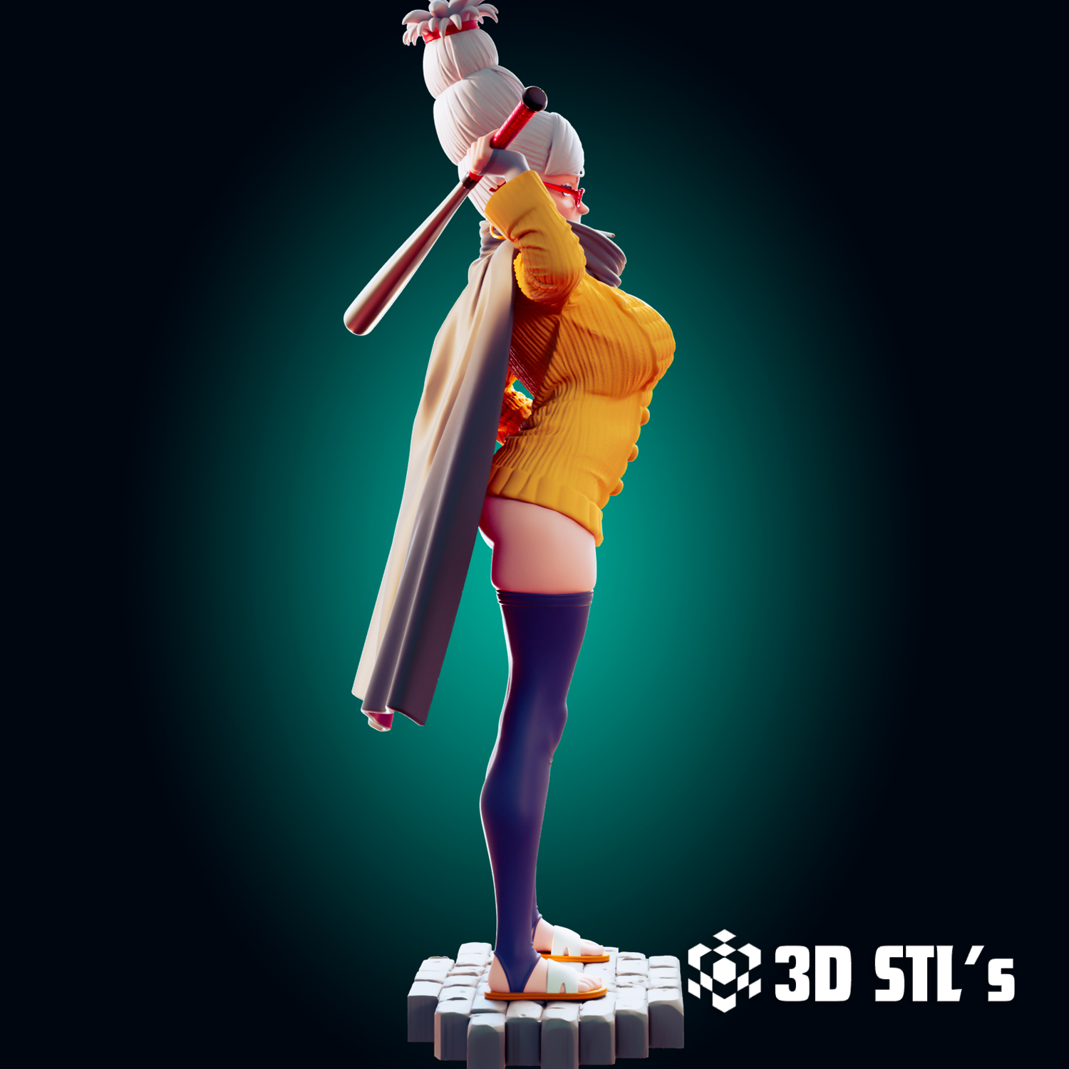Seiko Ayase STL File – 3D print preview 4
