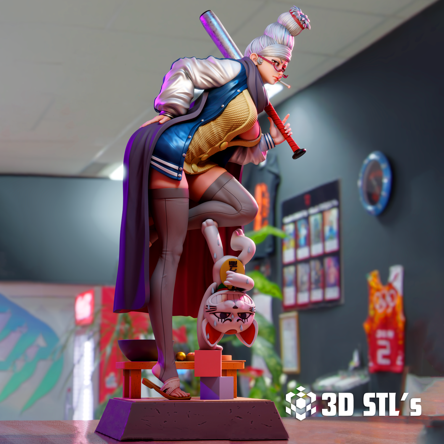 Seiko Ayase STL – Dandadan Figure with SFW & 18+ Versions